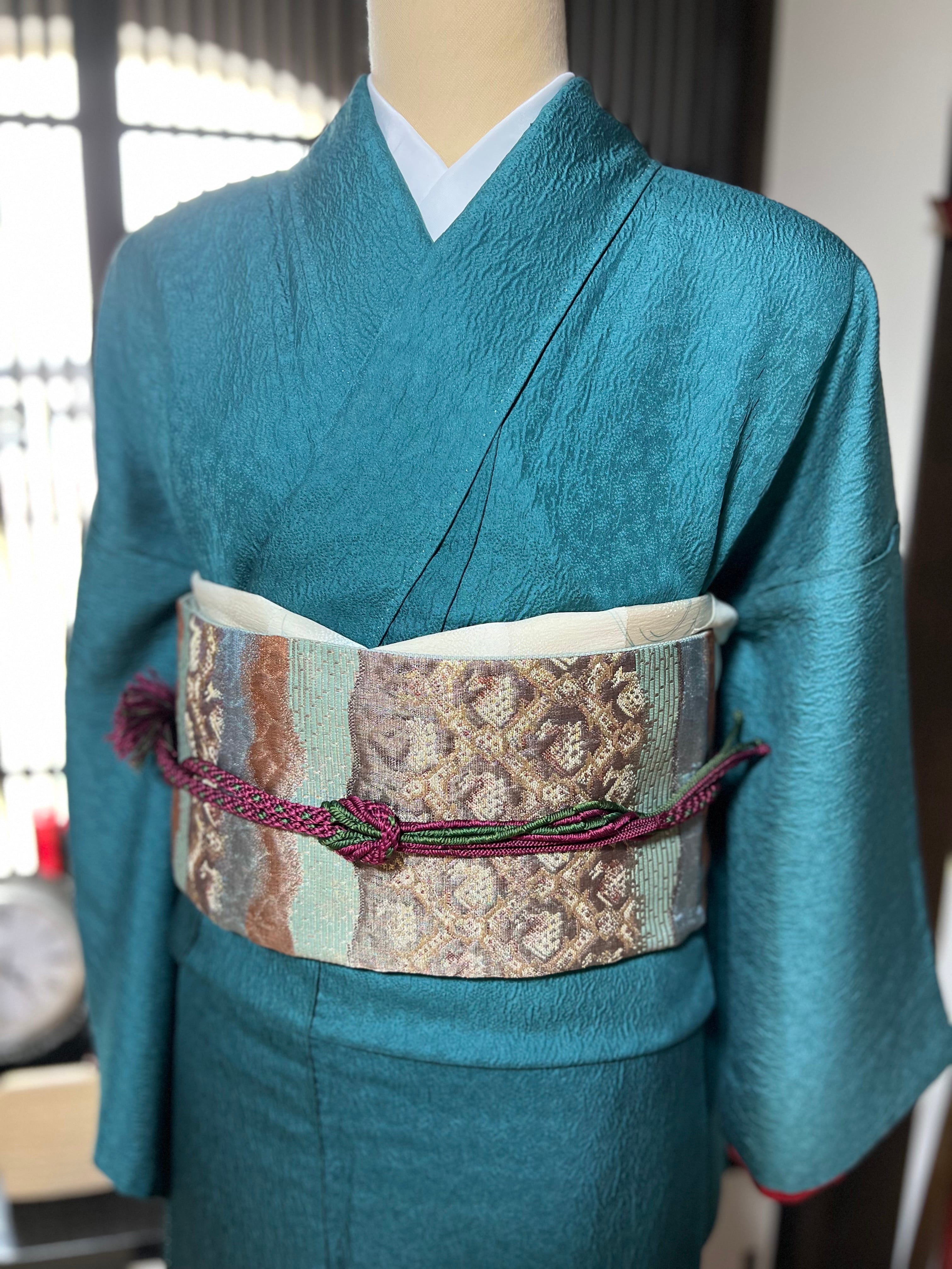 緑グラデーション訪問着 | 和布 まつだ