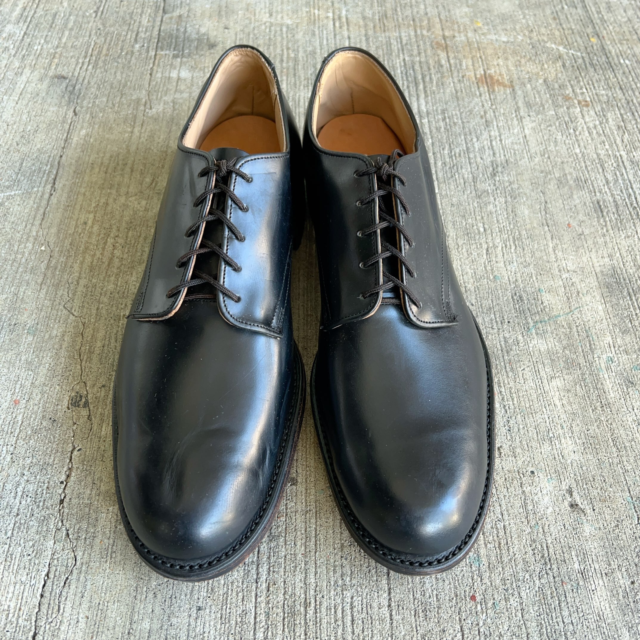 70's U.S.NAVY サービスシューズ 10 N (28.0cm) 極美品【1101A39