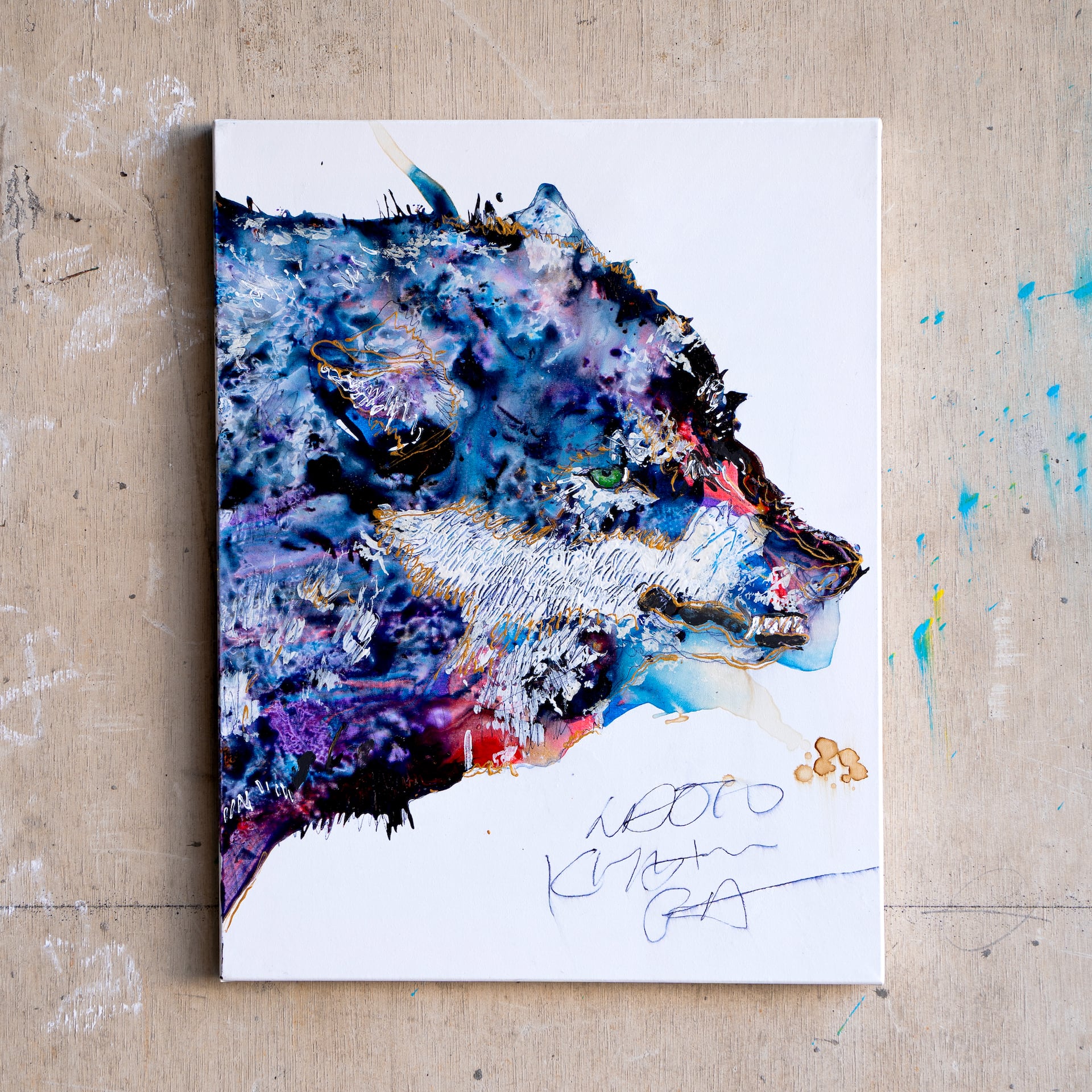 原画 F6「26770 復讐を誓った狼」 | NAOTO KITAMURA ONLINE STORE