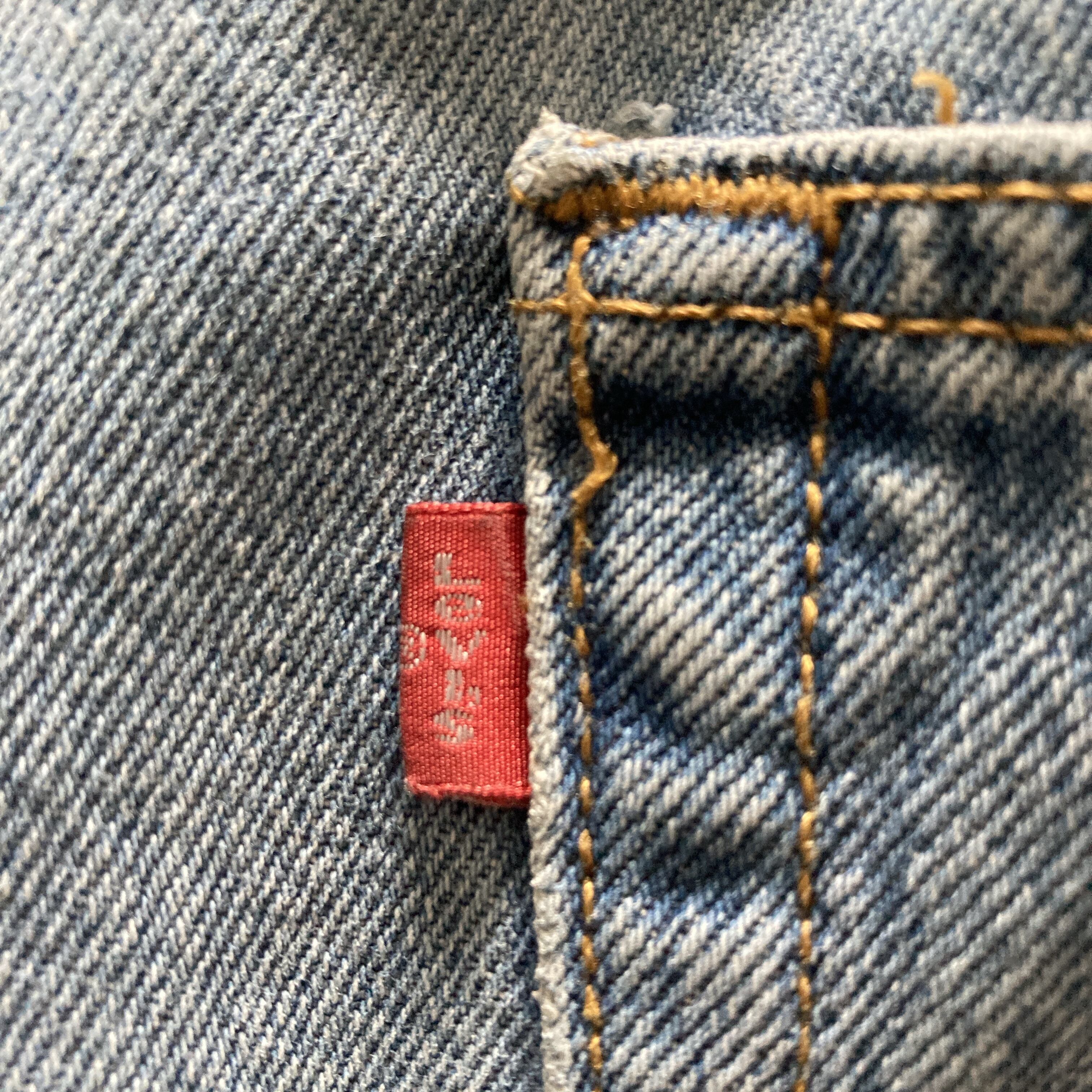W33 L36】Levis 501 リーバイス ボタンフライ 縦落ち デニムパンツ