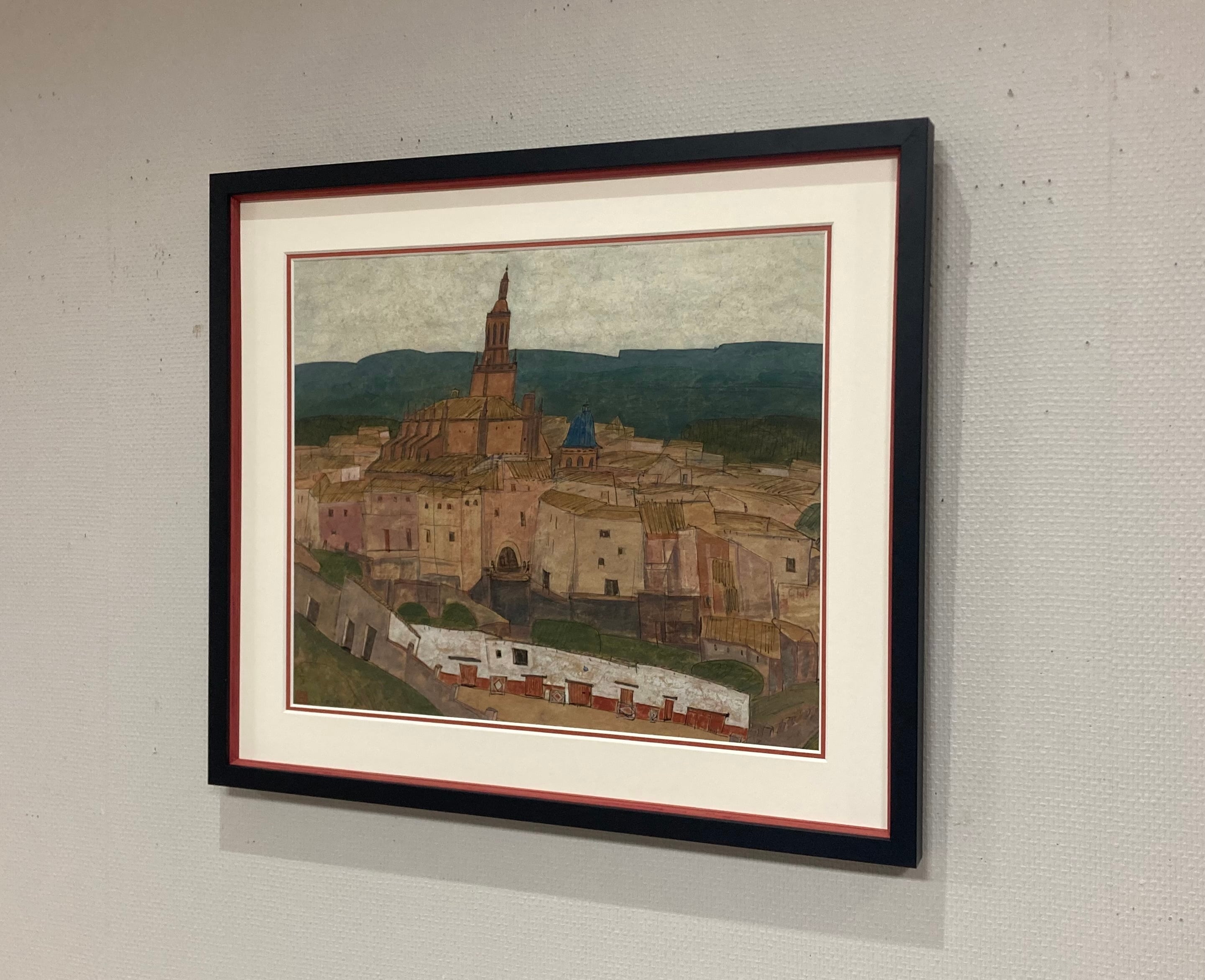 児山重芳「RUBIELOS DE MORA Ⅱ 」水彩画 大島画廊オリジナル額装