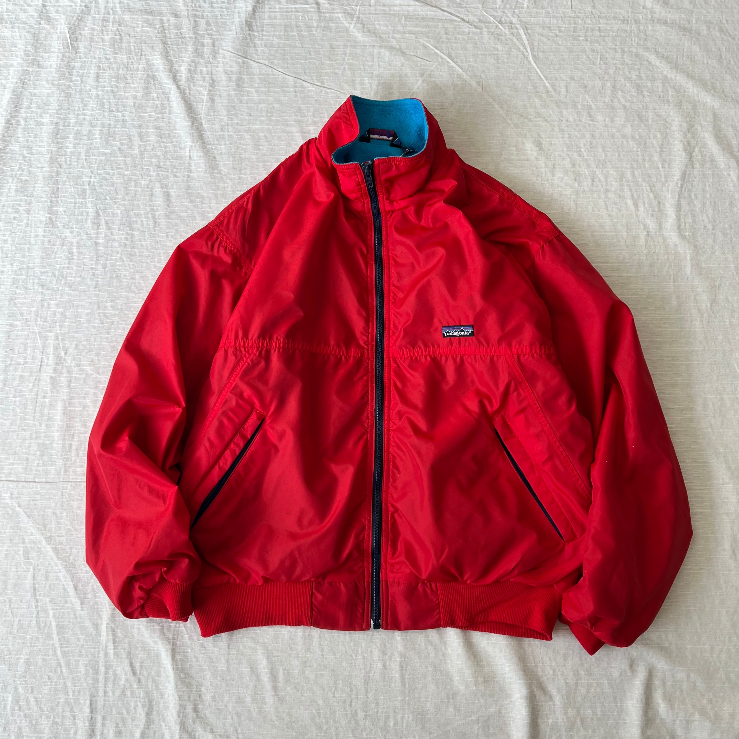88 USA製 Patagonia シェルドキャプリーンジャケット メンズL フレンチ