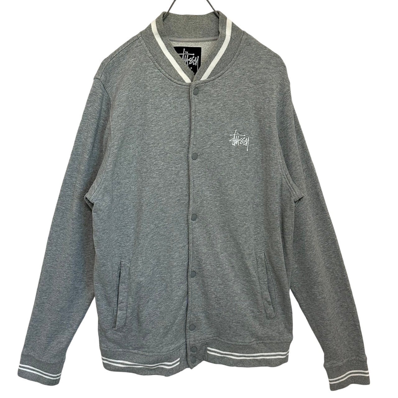 stussy ステューシー スタジャン XL 刺繍ロゴ ワンポイントロゴ | 古着