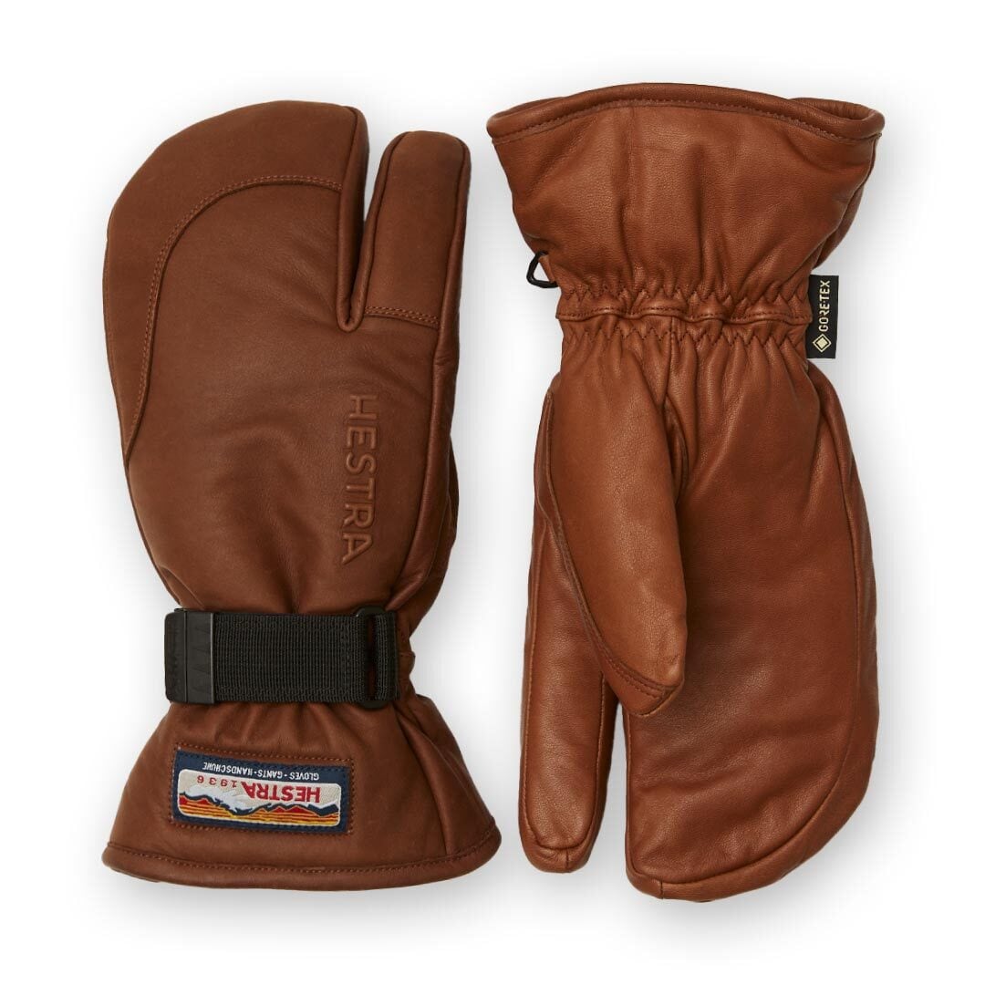 HESTRA 『 3-Finger GTX Full Leather 』 スノーボード グローブ