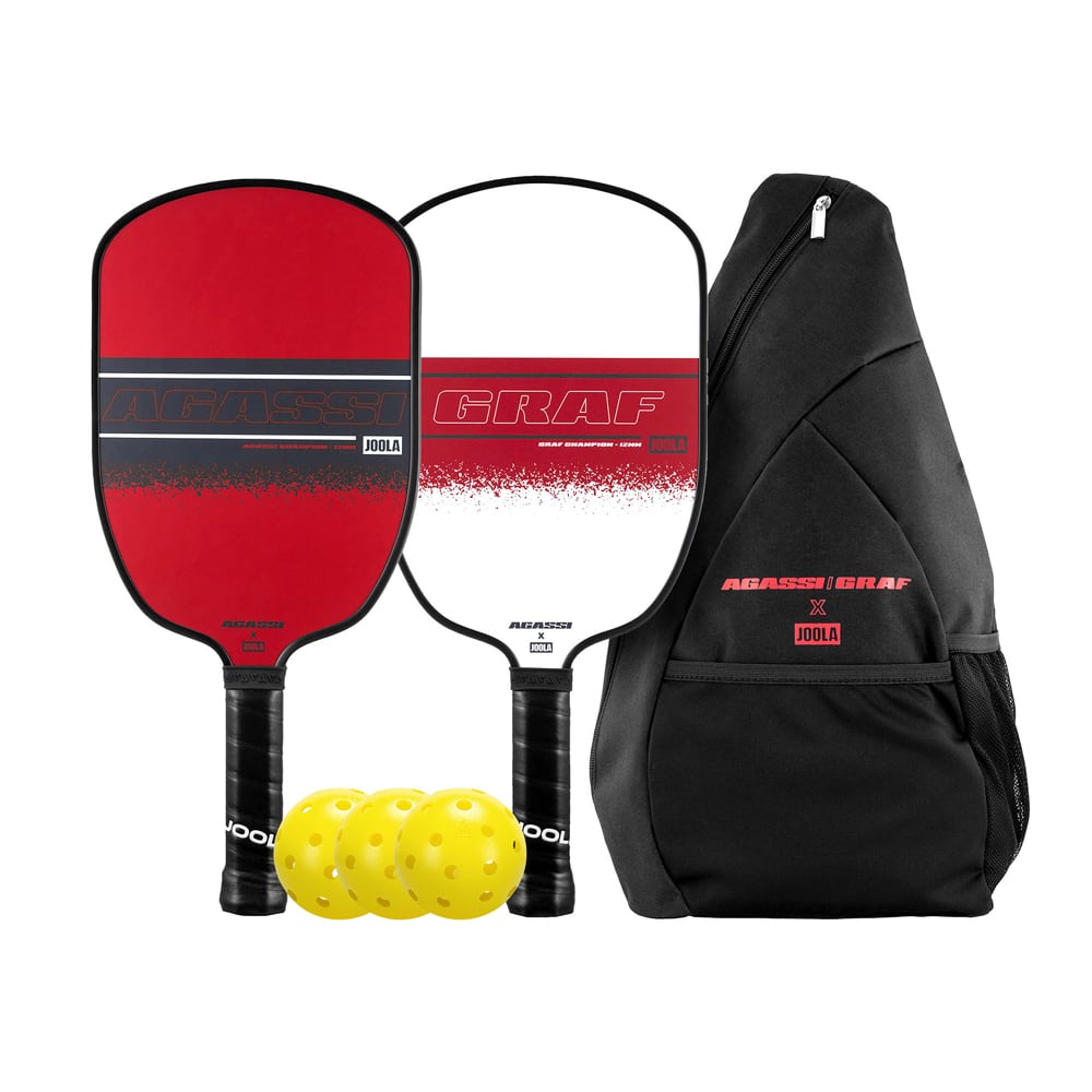 スタートセット JOOLA AGASSI/GRAF CHAMPION PICKLEBALL PADDLE SET
