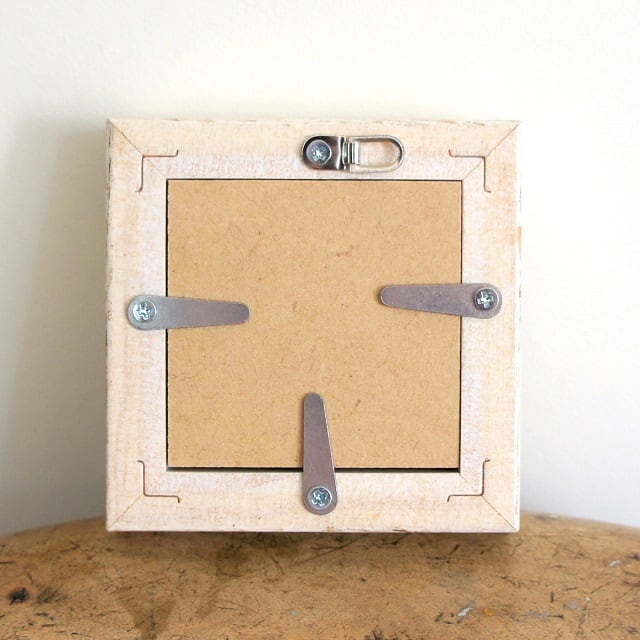 無題」 段ボールにアクリル * 現代アート 絵画 抽象画 ミニ額 フレーム