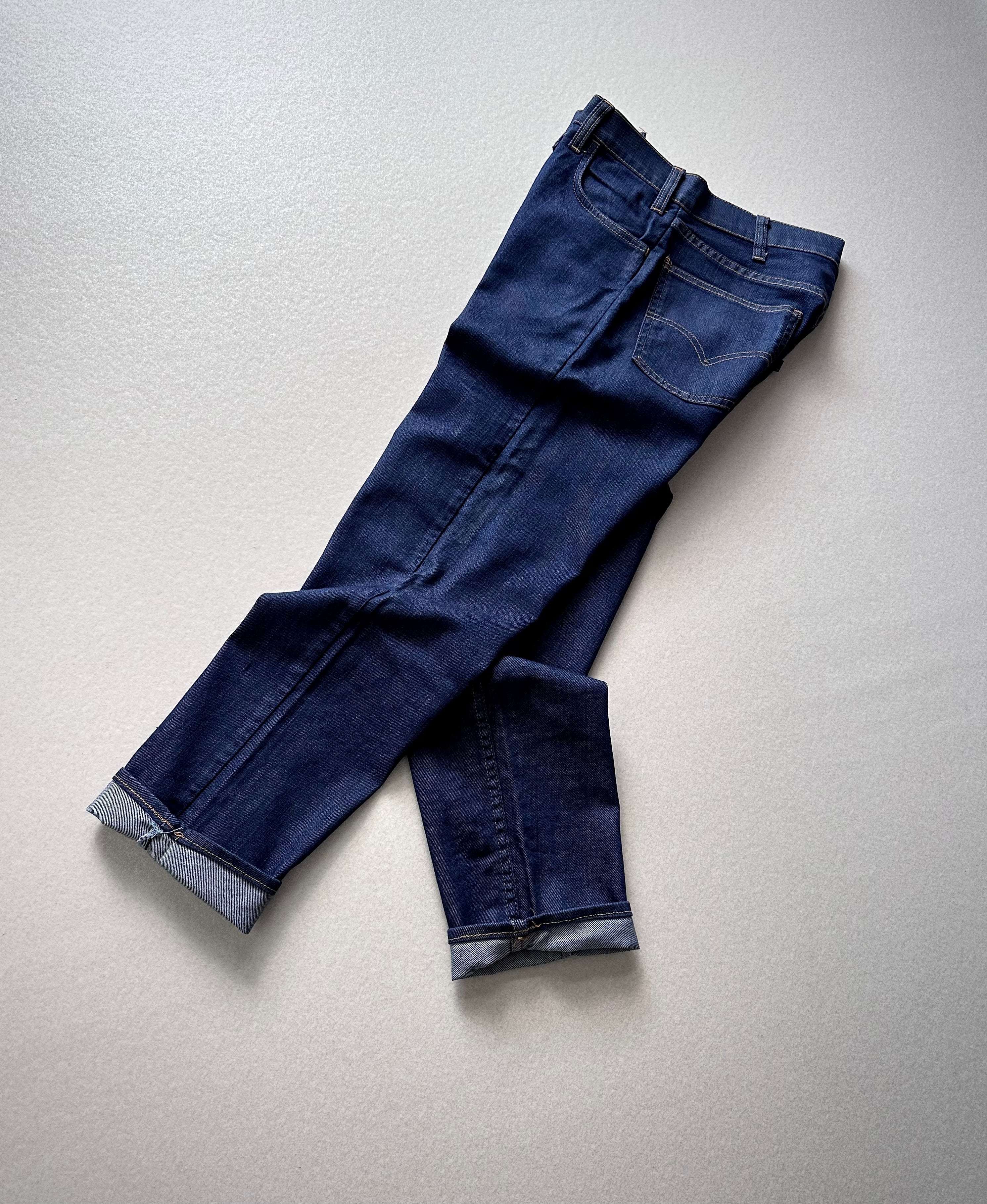 60s “ LEVI'S ” 612 BIG-E BLACK-TAB SUPER SLIM STRETCH DENIM