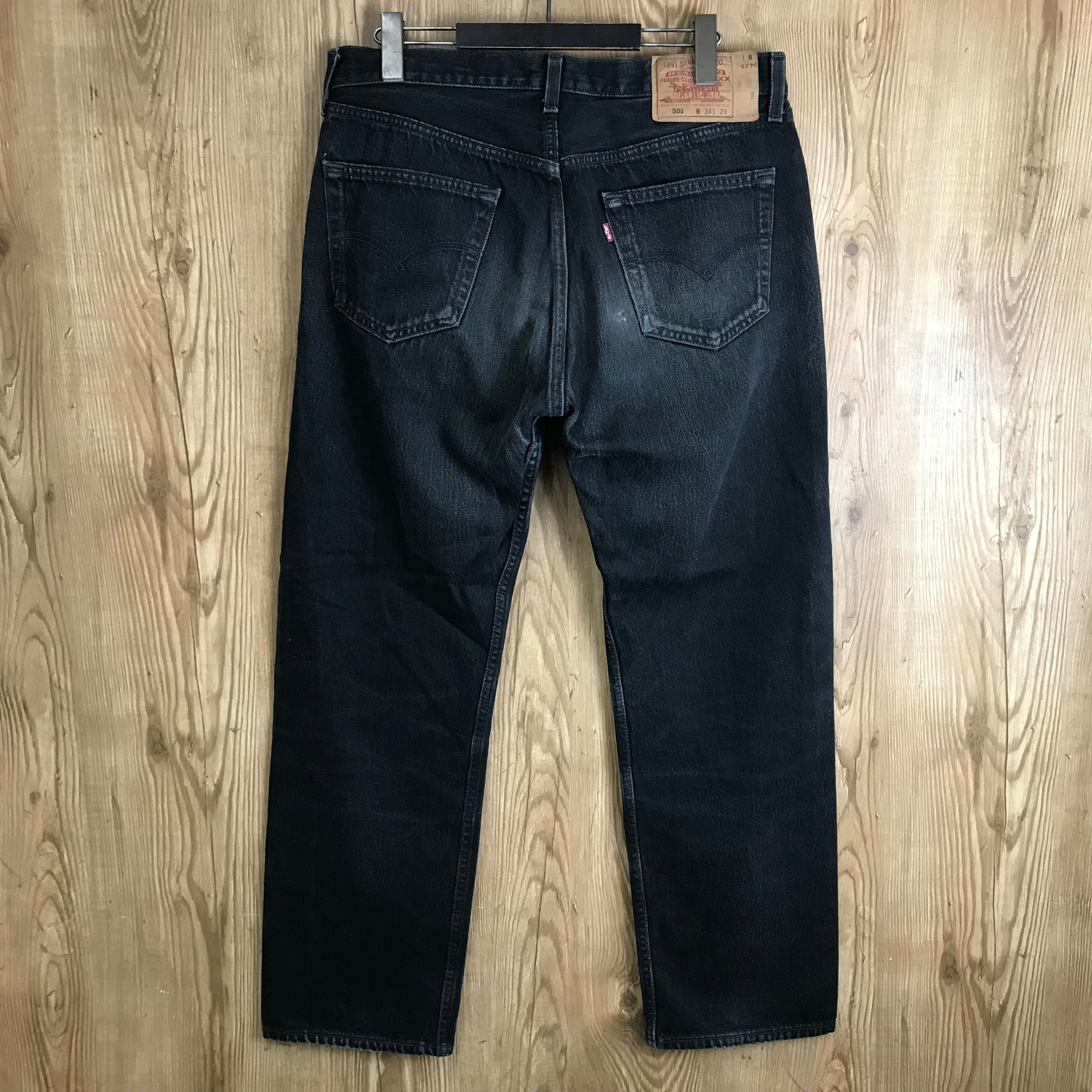 USA製 90s Levi's 501 Black Denim Pants リーバイス 501 ブラック
