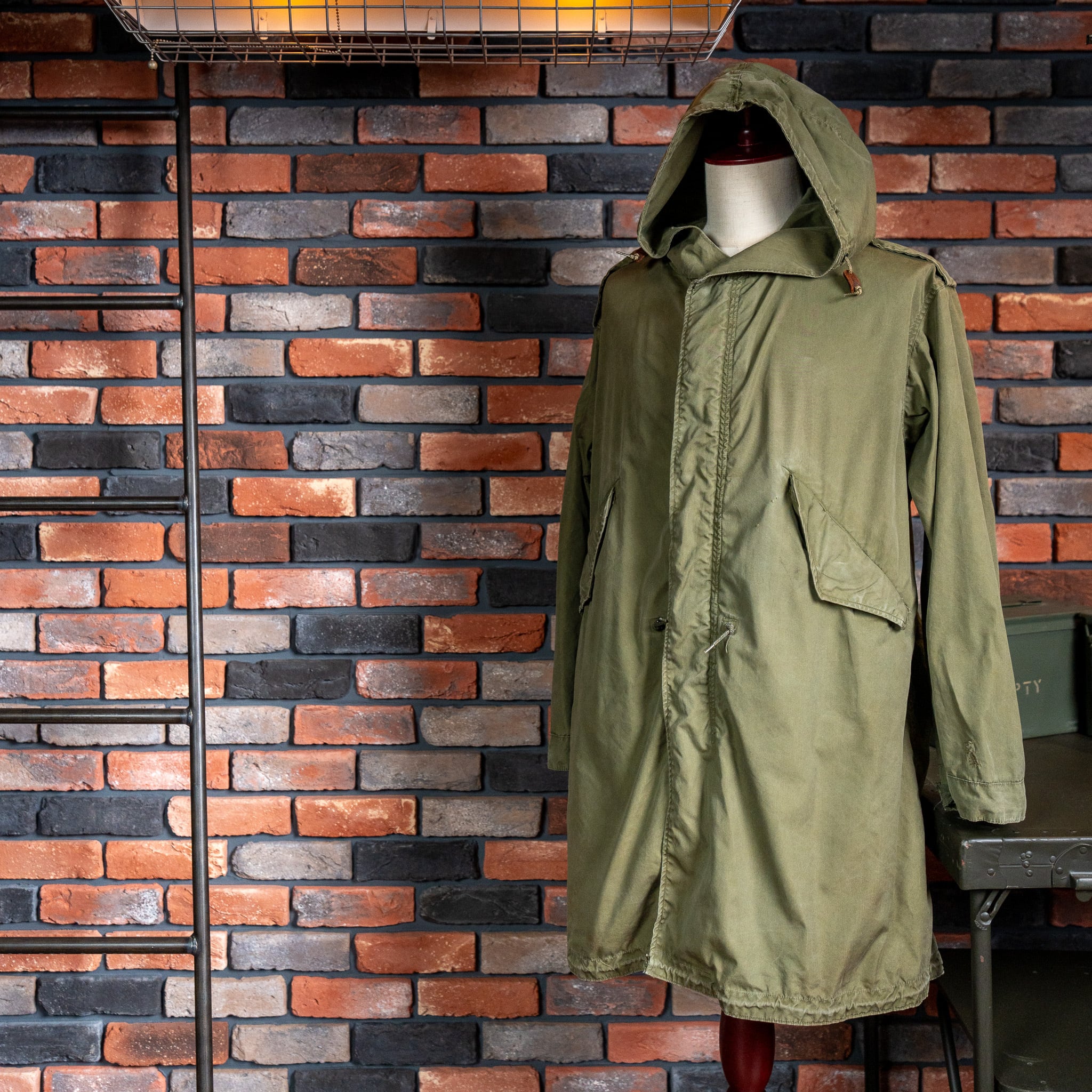 SMALL】Aluminum Zipper U.S.Army M-51 Field Parka Shell アメリカ軍