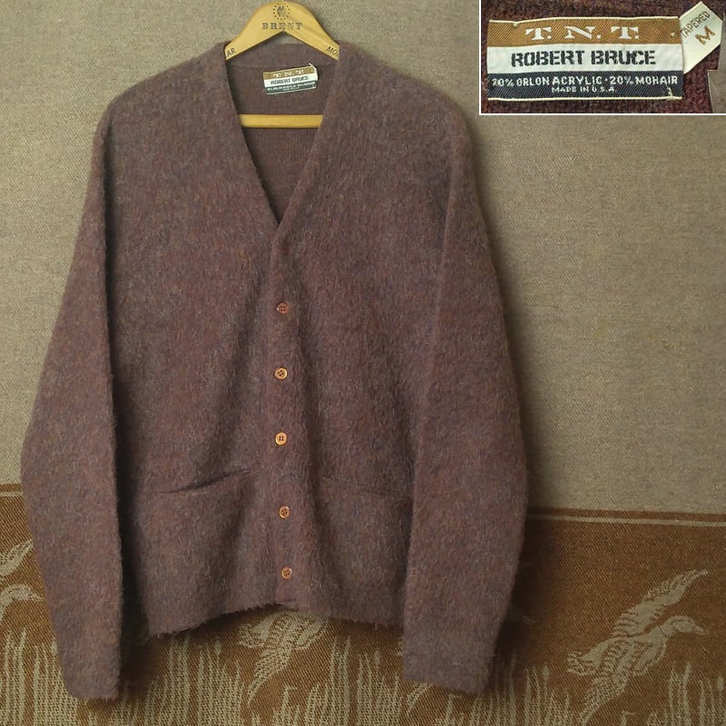 60s～ ROBERT BRUCE Mohair Cardigan M | Wonder Wear ヴィンテージ