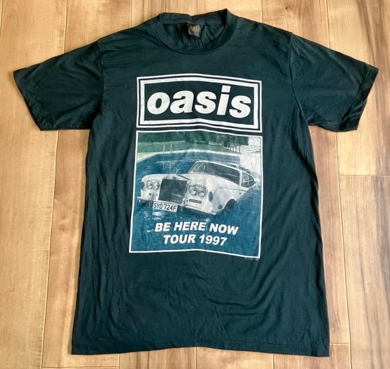 oasis オアシス BE HERE NOW 1997 ツアーTシャツ シングルステッチ