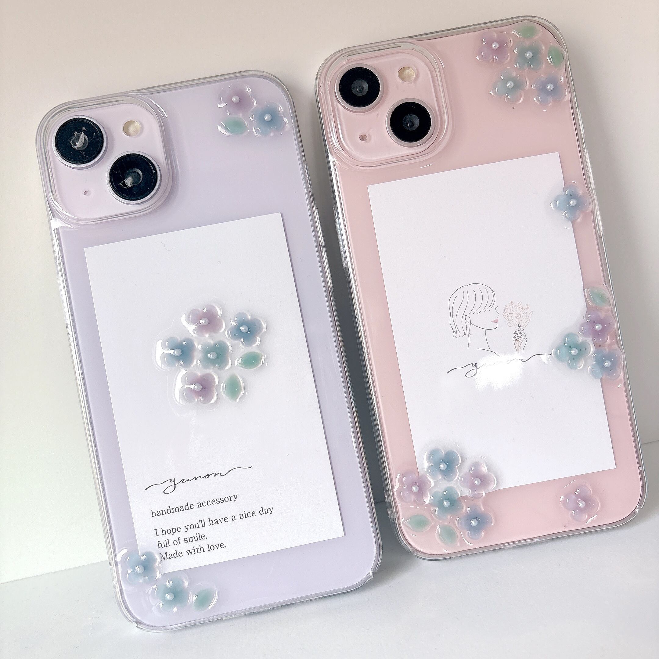 YN-27,【紫陽花】,iPhone15 iPhone14 iPhone13 iPhoneケース, | Pay ID