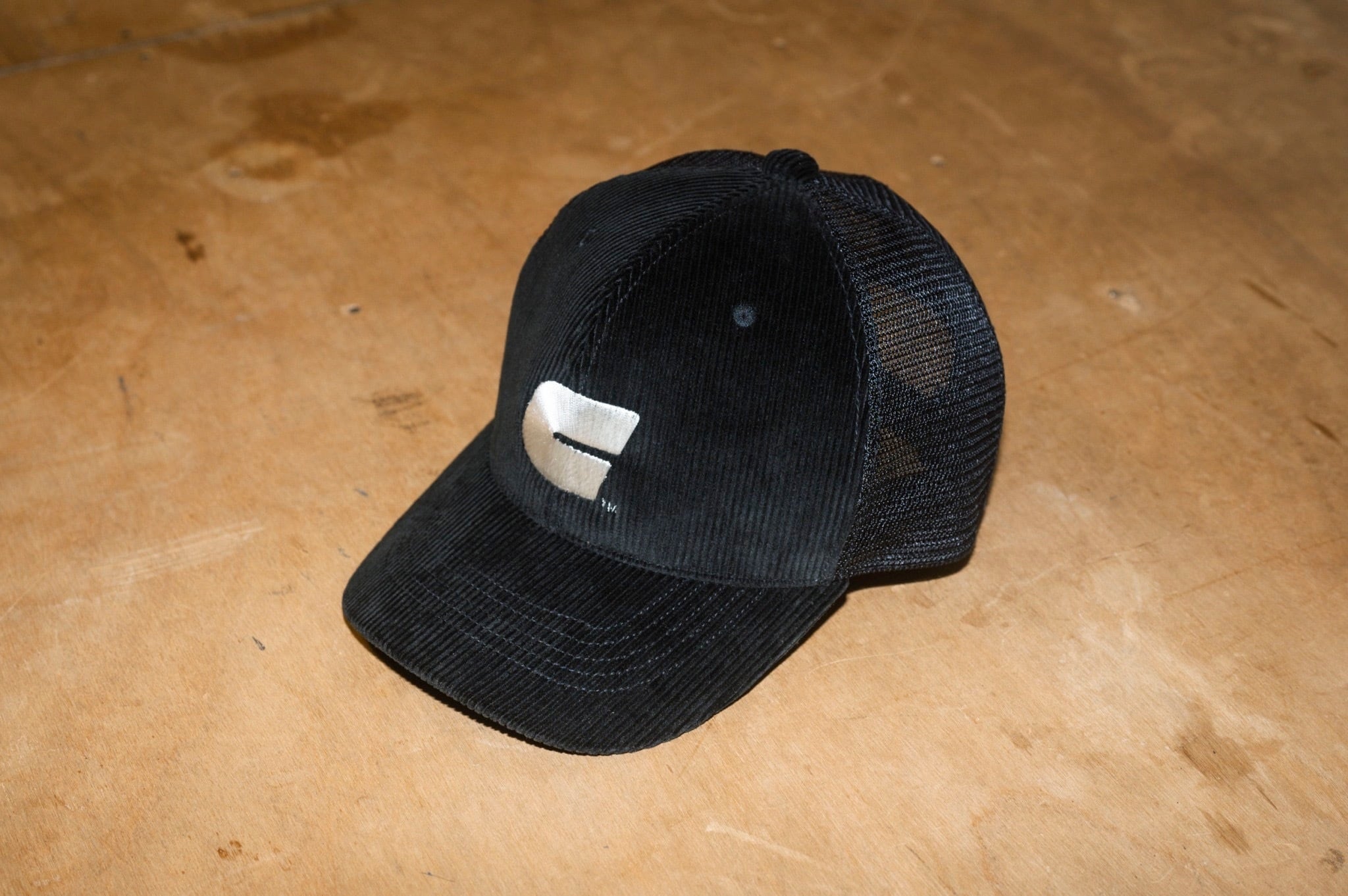 corduroy mesh cap BLK | cudcaps