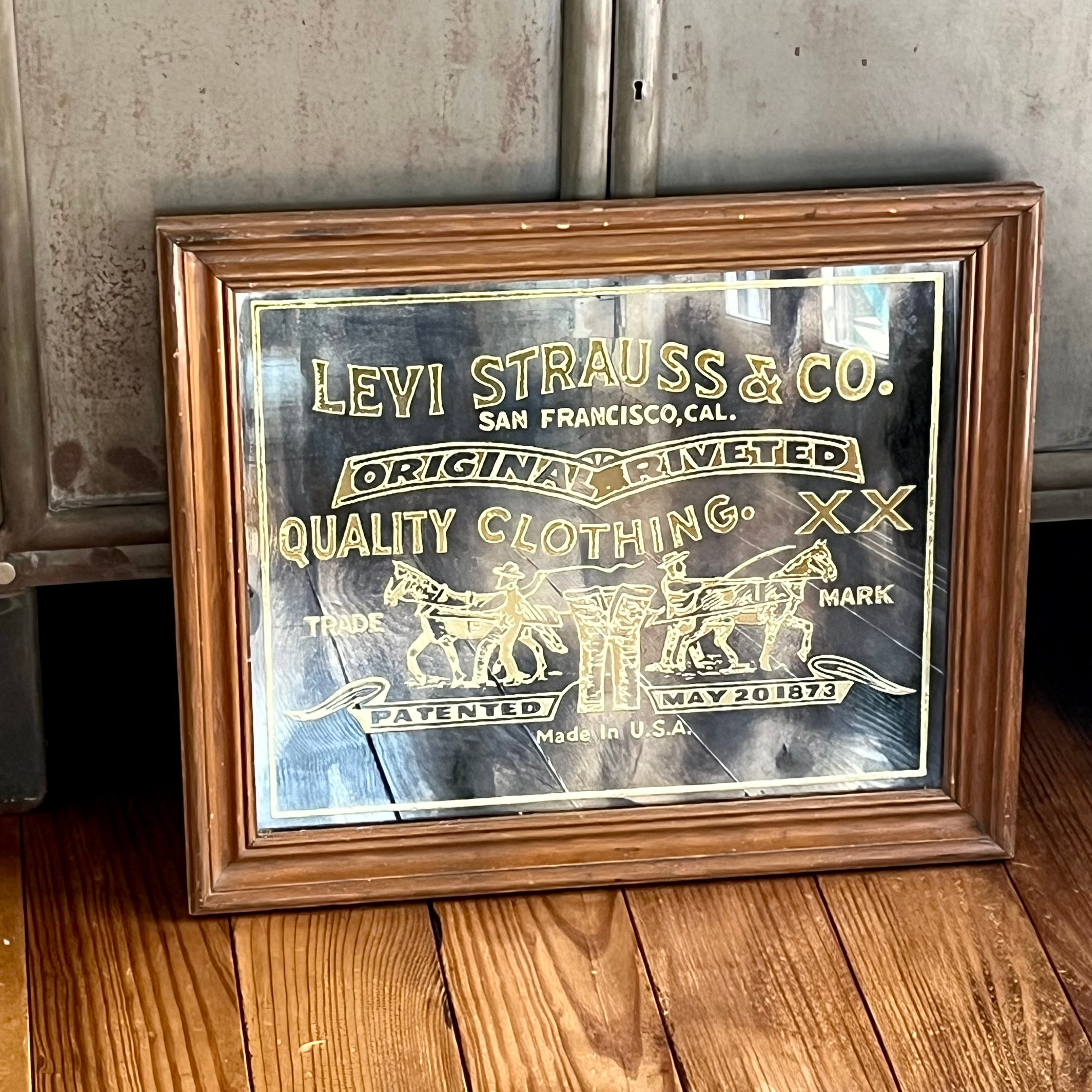Vintage LEVI STRAUSS & CO. Mirror | This N That （ディスッンザット