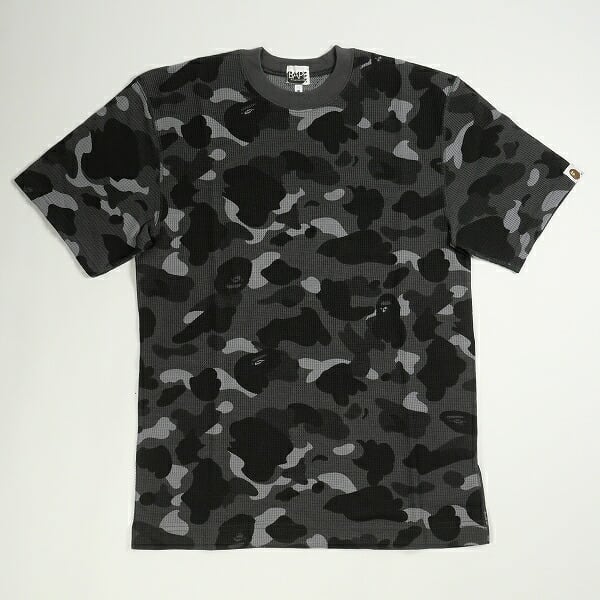 Size【M】 A BATHING APE ア ベイシング エイプ サル迷彩柄サーマルT
