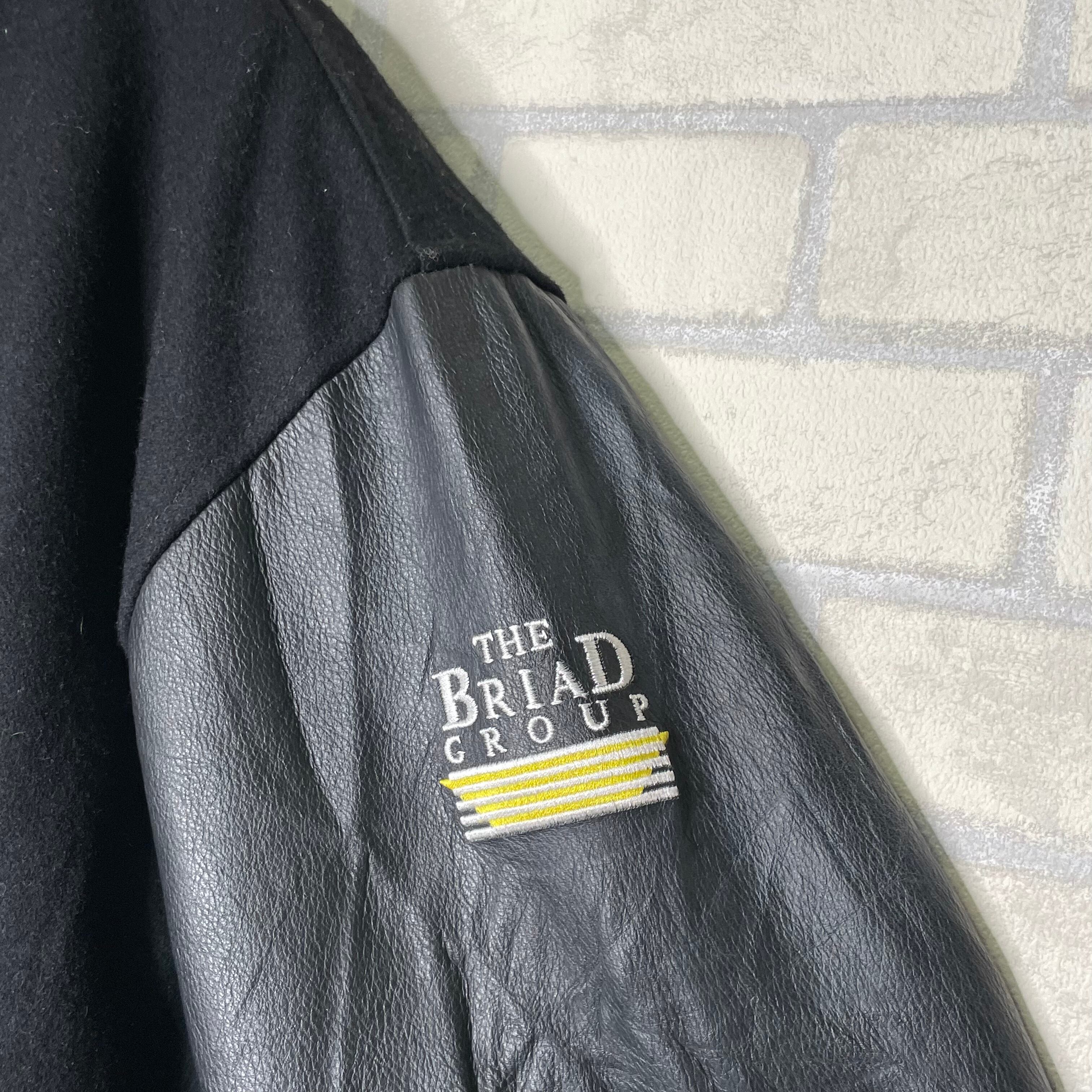 NORTH END スタジャン M（XL相当）フル刺繍 襟、袖レザー | 古着屋OLDGREEN