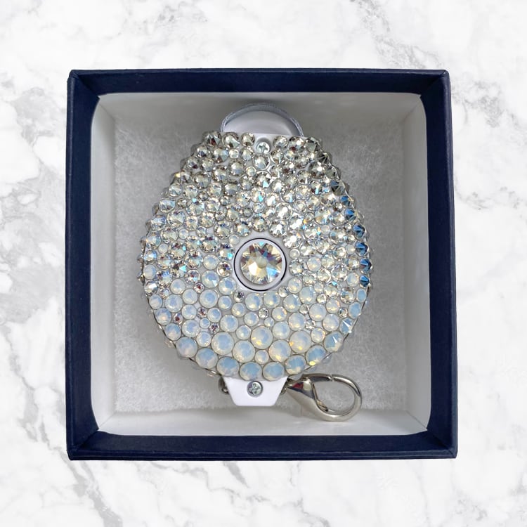 デコプティ☆両面タイプ☆ネックストラップ グラデーション ホワイト