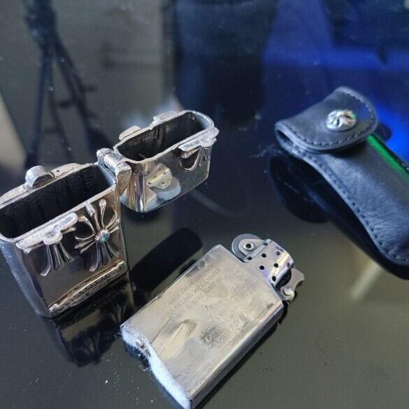 CHROME HEARTS クロムハーツ ZIPPO LIGHTERZ-V2 TINYCH CHクロス