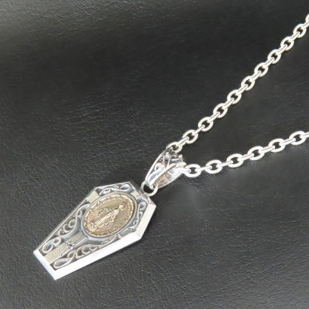 聖母マリアネックレス シルバー925 【刻印無料】 マリア マリア像 聖母