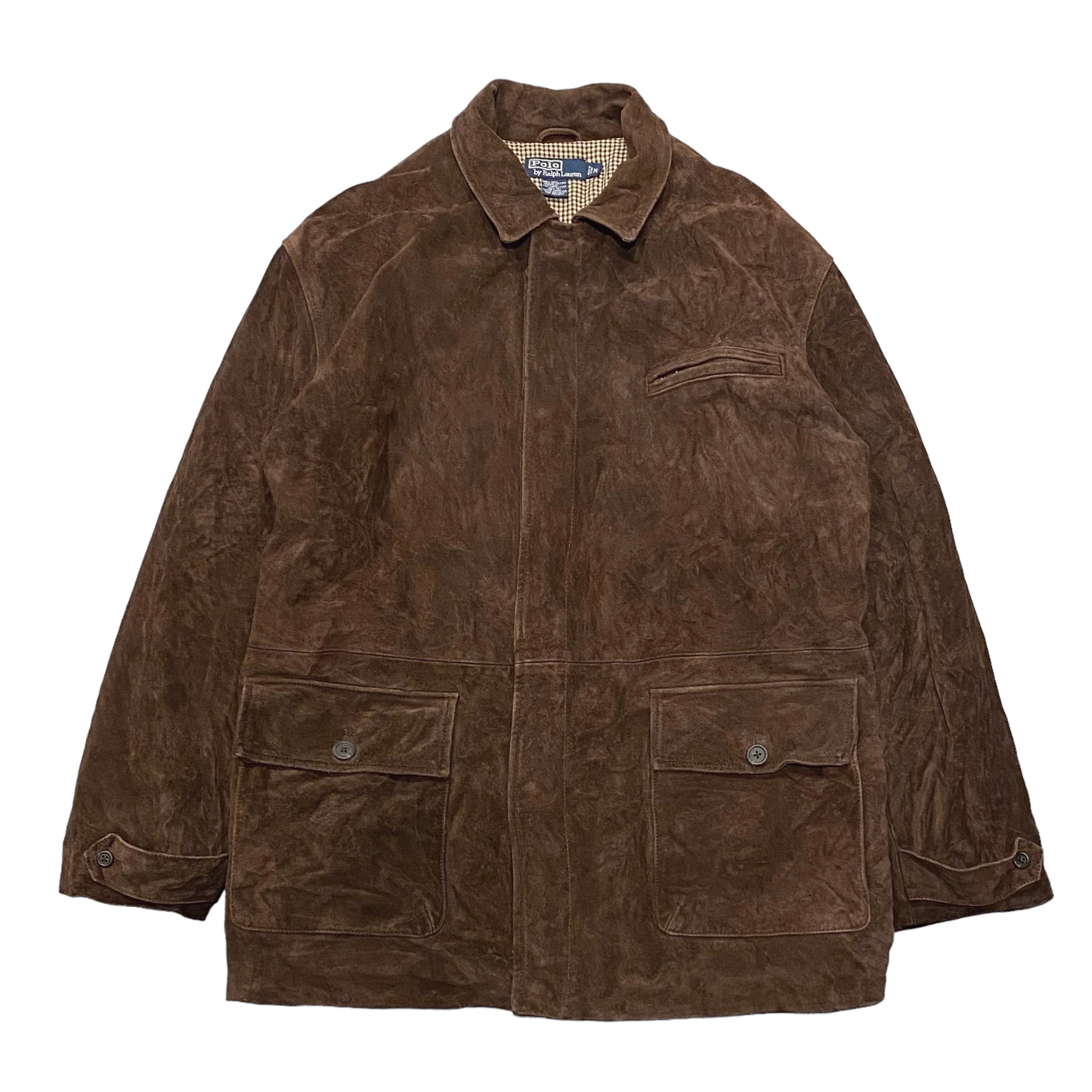 90's Polo Ralph Lauren Insulation Suede Jacket M / ポロ・ラルフ