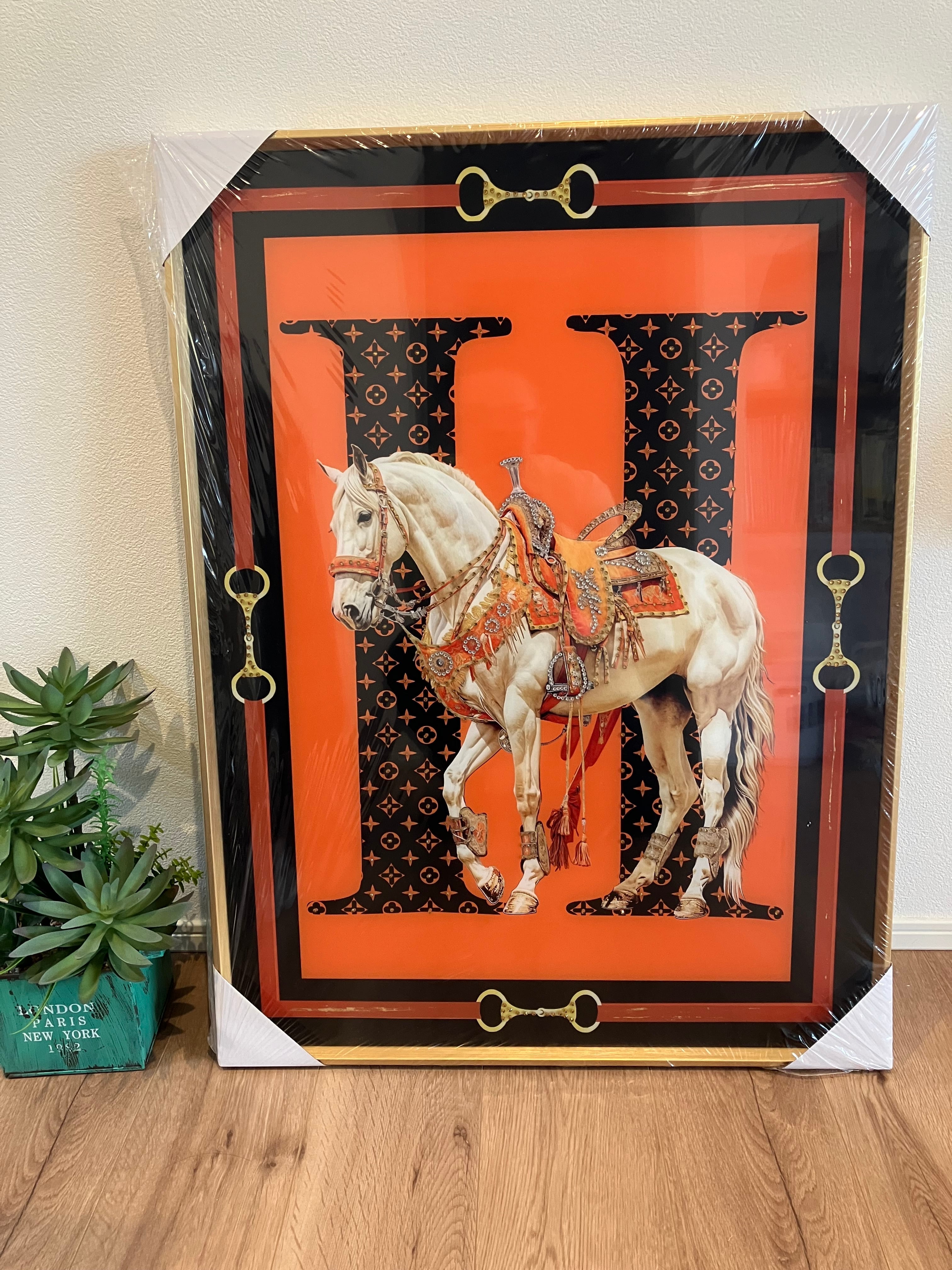 馬 ガラス絵 | rebra3242