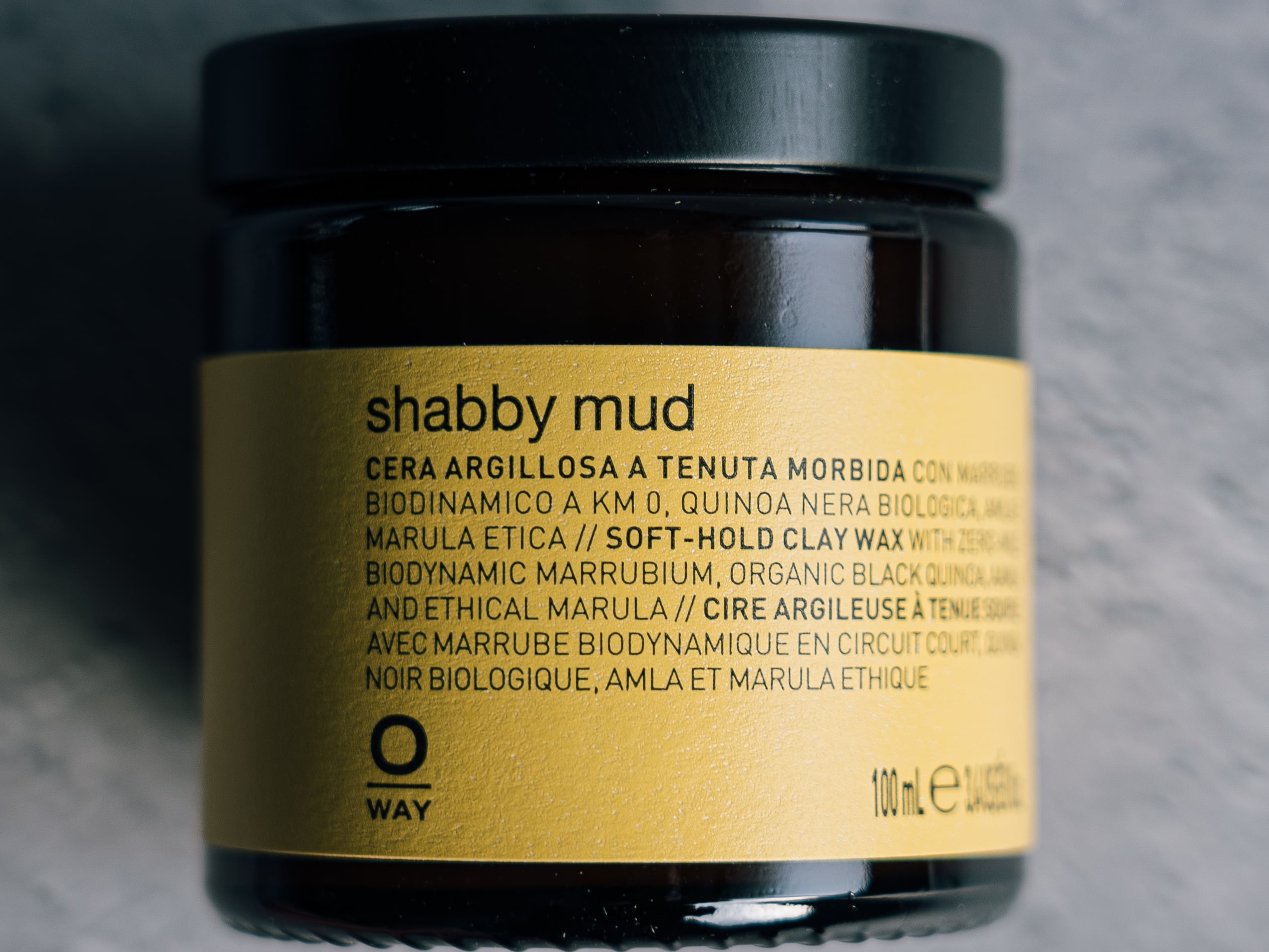 O-way オーウェイ 【shabby mud シャビィ・マッド】クレイワックス