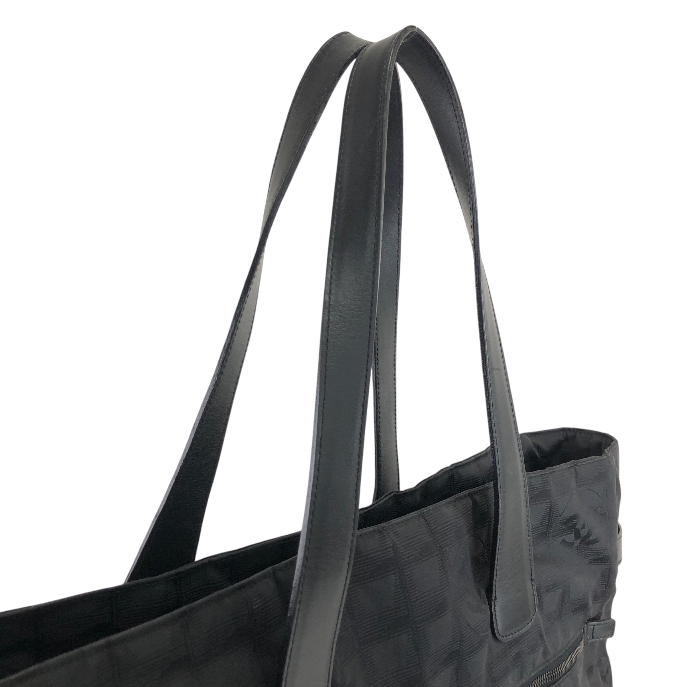 CHANEL シャネル ニュートラベルライン トートバッグ ブラック