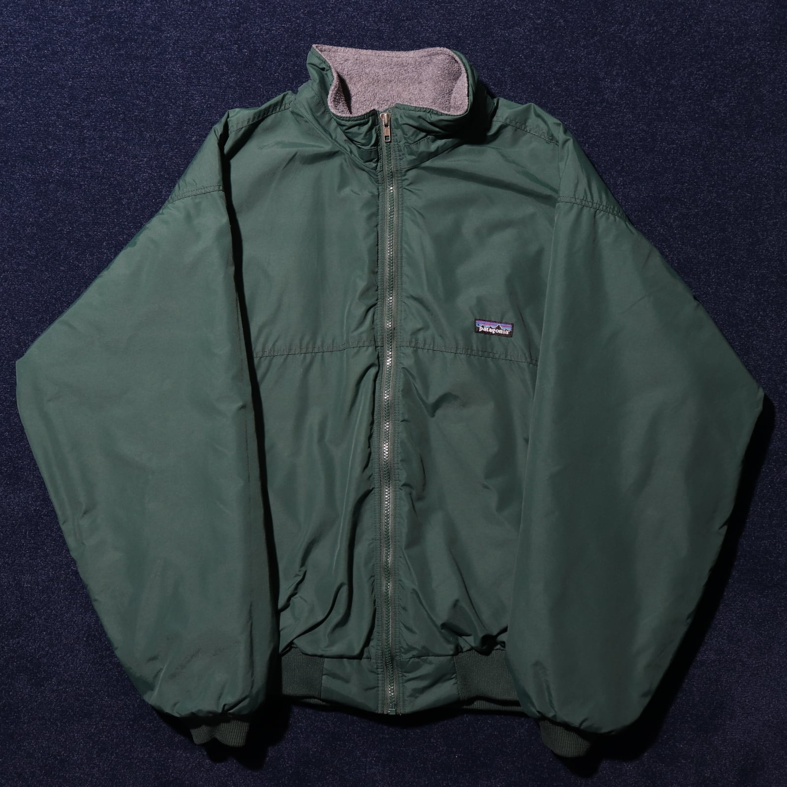 美品 L 99年 USA ハンターグリーン Patagonia Shelled Synchilla