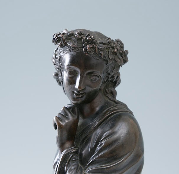 duchoiselle ブロンズ 銅製 少女像 置物 オブジェ インテリア 仏蘭西