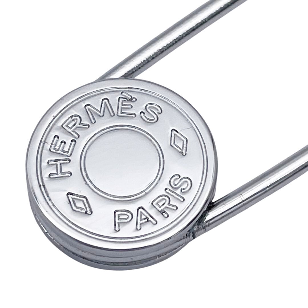 HERMES エルメス セリエ ピンブローチ 安全ピン シルバー（C1030403