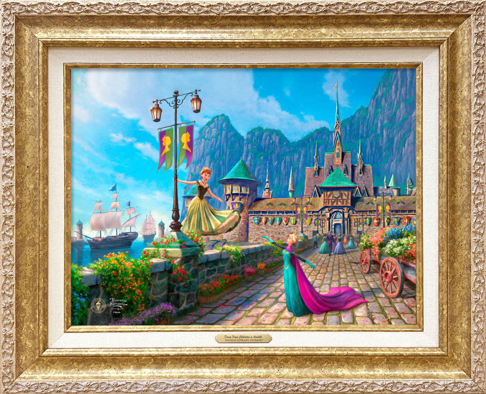ディズニー絵画「アナと雪の女王/セレブレーション イン アレンデール