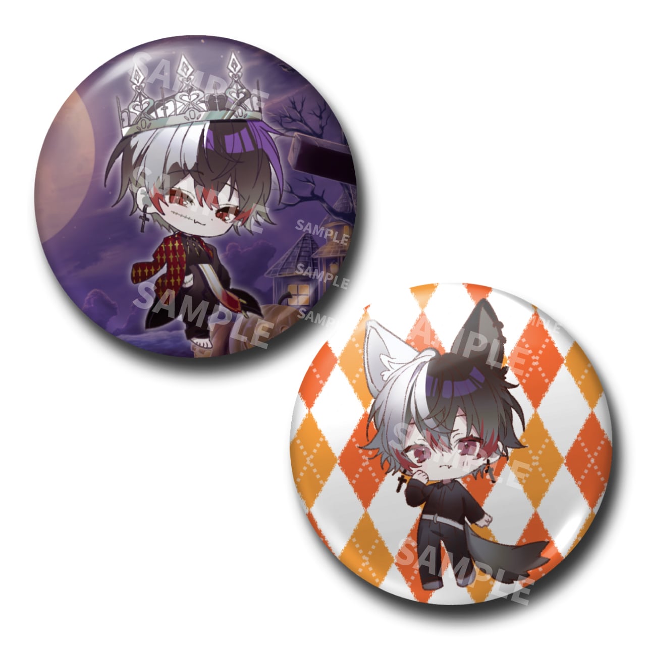 ハロウィン限定ランダム缶バッジ（全12種） | Midnight6 ONLINE STORE