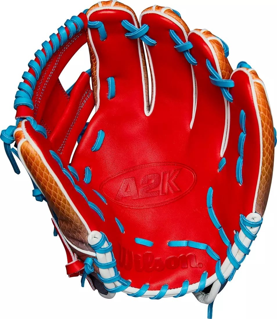 Wilson A2000 硬式グローブ 赤青 Wilson A2000 硬式グローブ 赤青