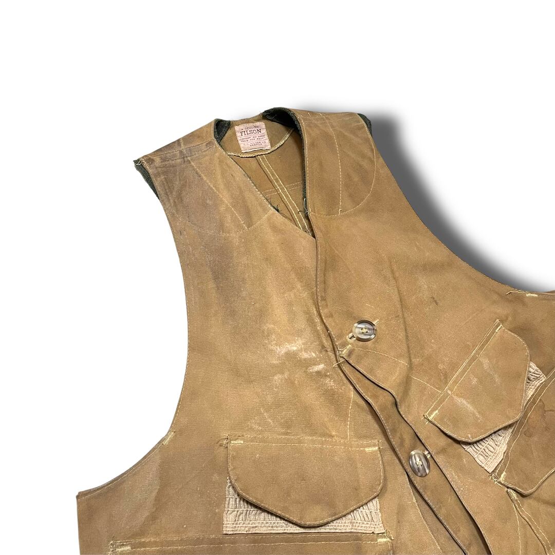 FILSON GARMENT】ハーフムーンオイルドハンティングベスト | 安心院商店
