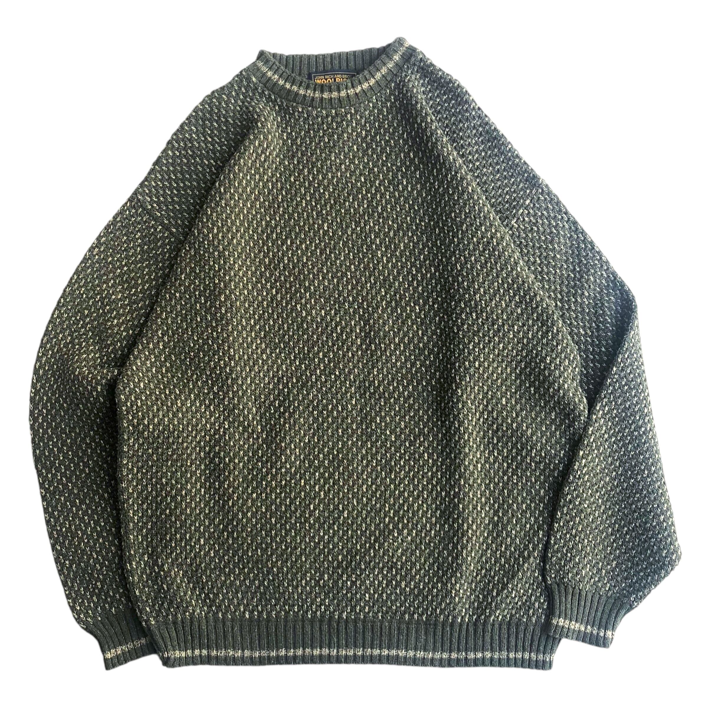 WOOLRICH】ウールリッチ バーズアイ コットンニット | S.O