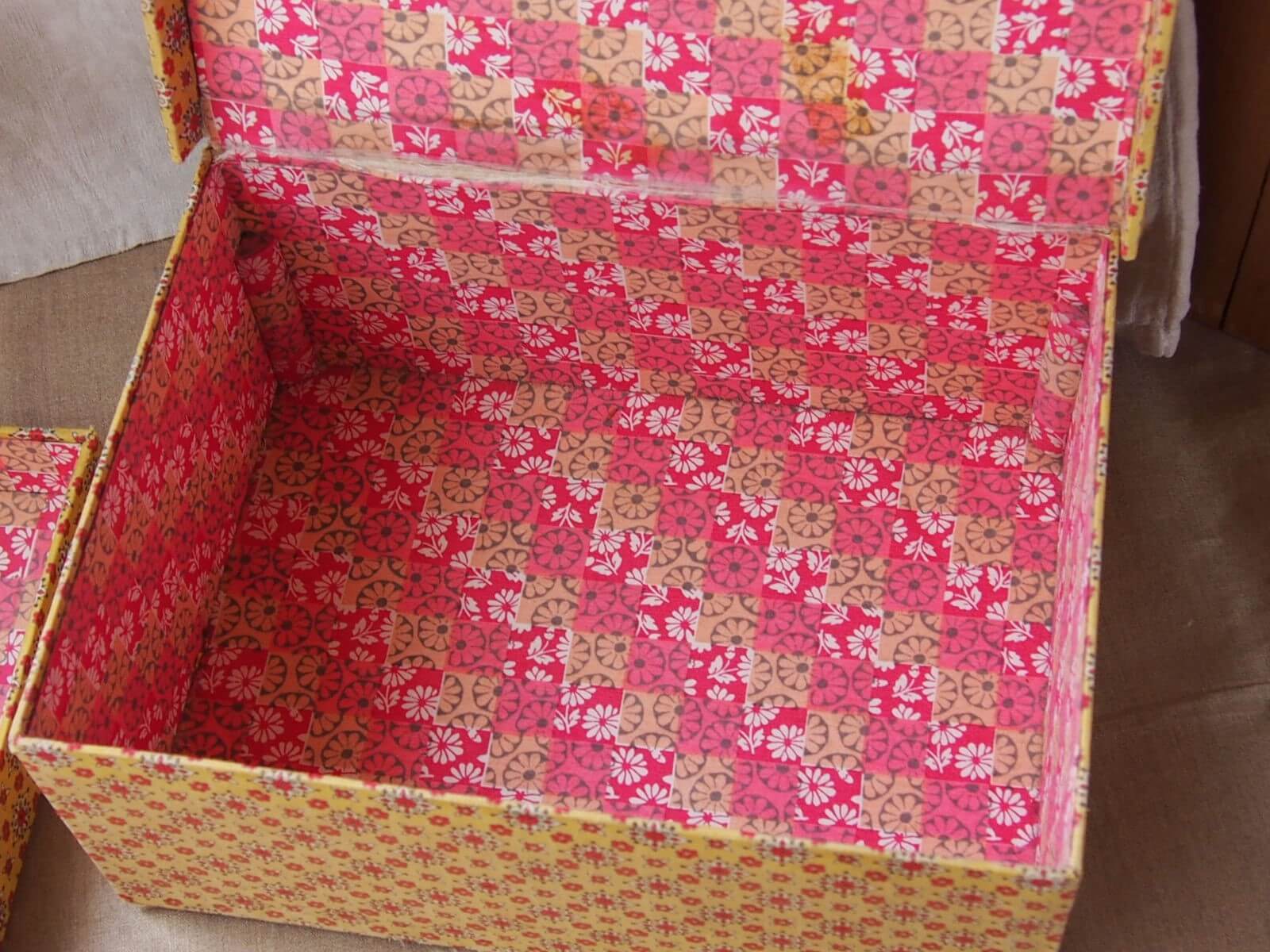 フランスアンティーク カルトナージュボックス | Bonny Bee