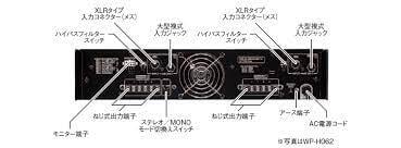 RAMSA WP-H122（120W×2ch）ハイインピーダンスパワーアンプ | Pay ID
