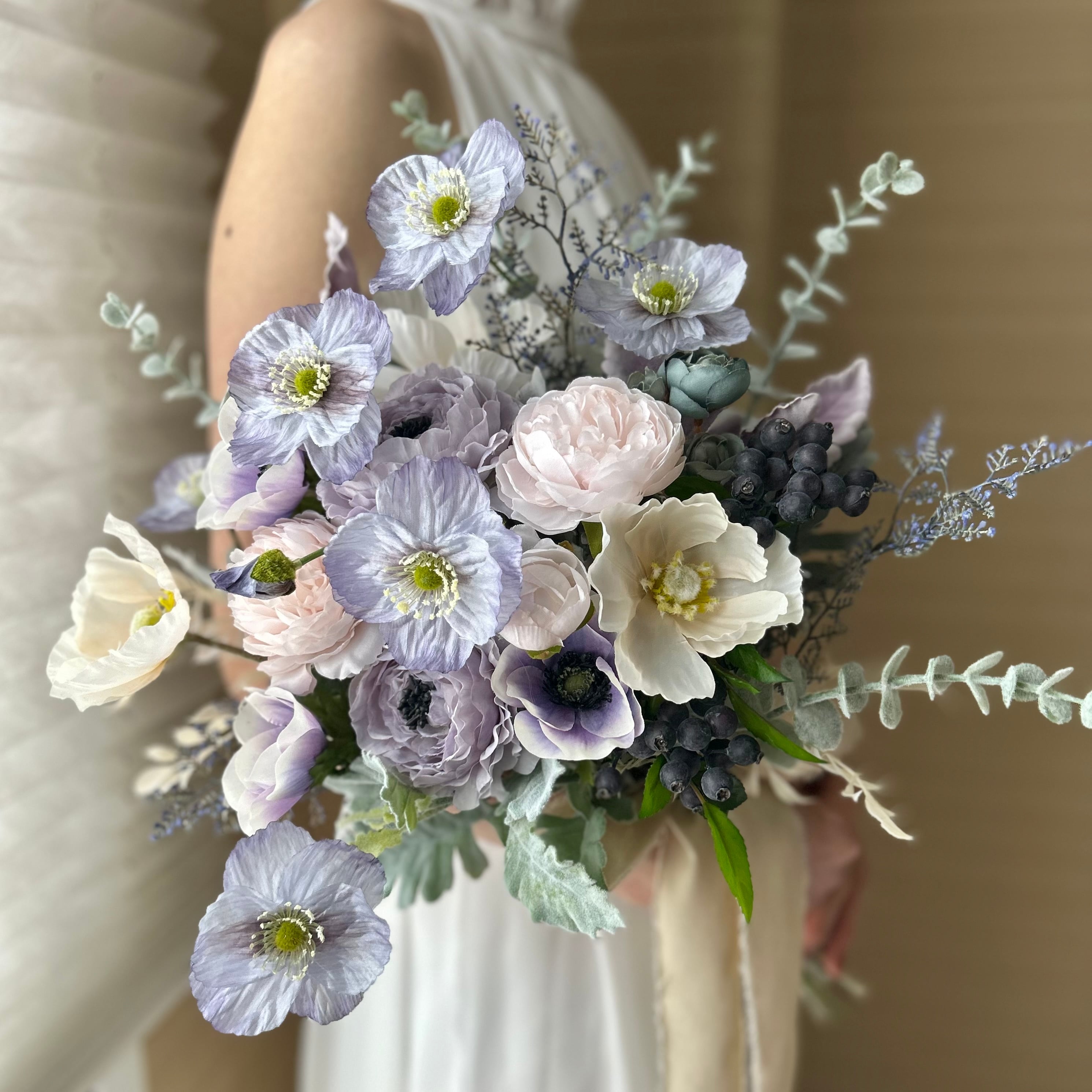 ウェディングブーケ アーティフィシャルフラワーブーケ ニュアンス