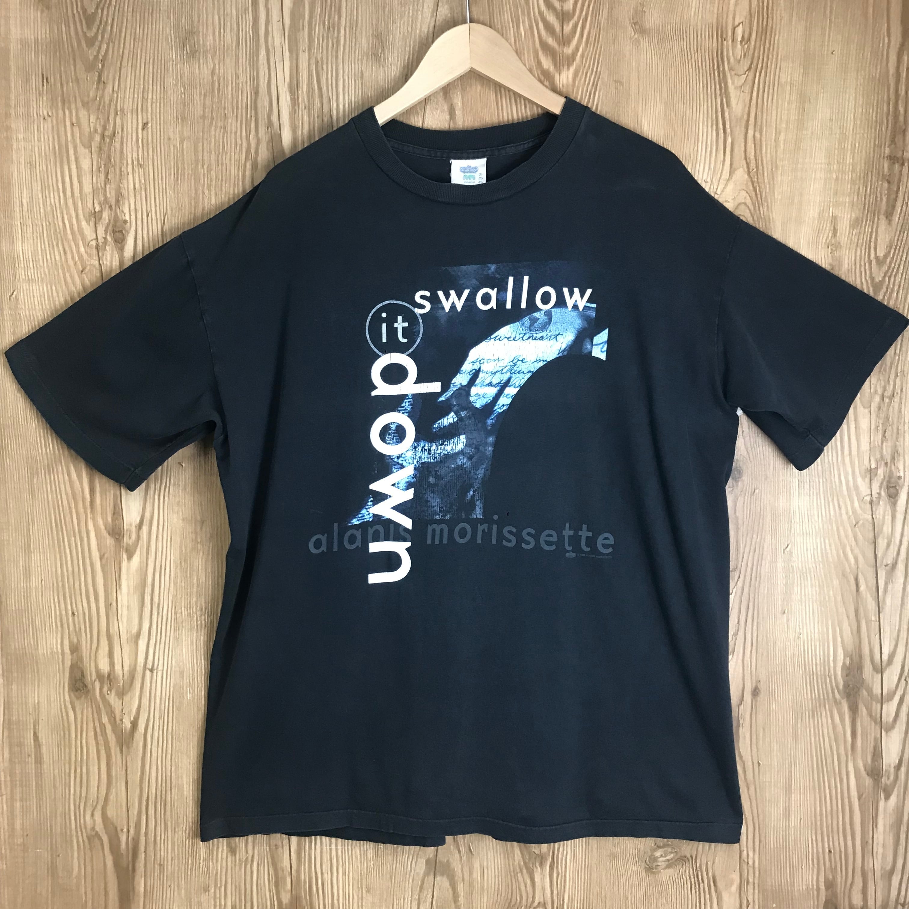 ☆USA製 90s VINTAGE Alanis Morissette WINTERLAND社製 Swallow It