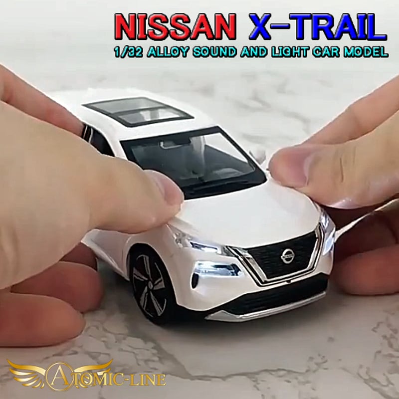 日産 エクストレイル X-TRAIL 1/32 ミニカー 全3色 ライト点灯