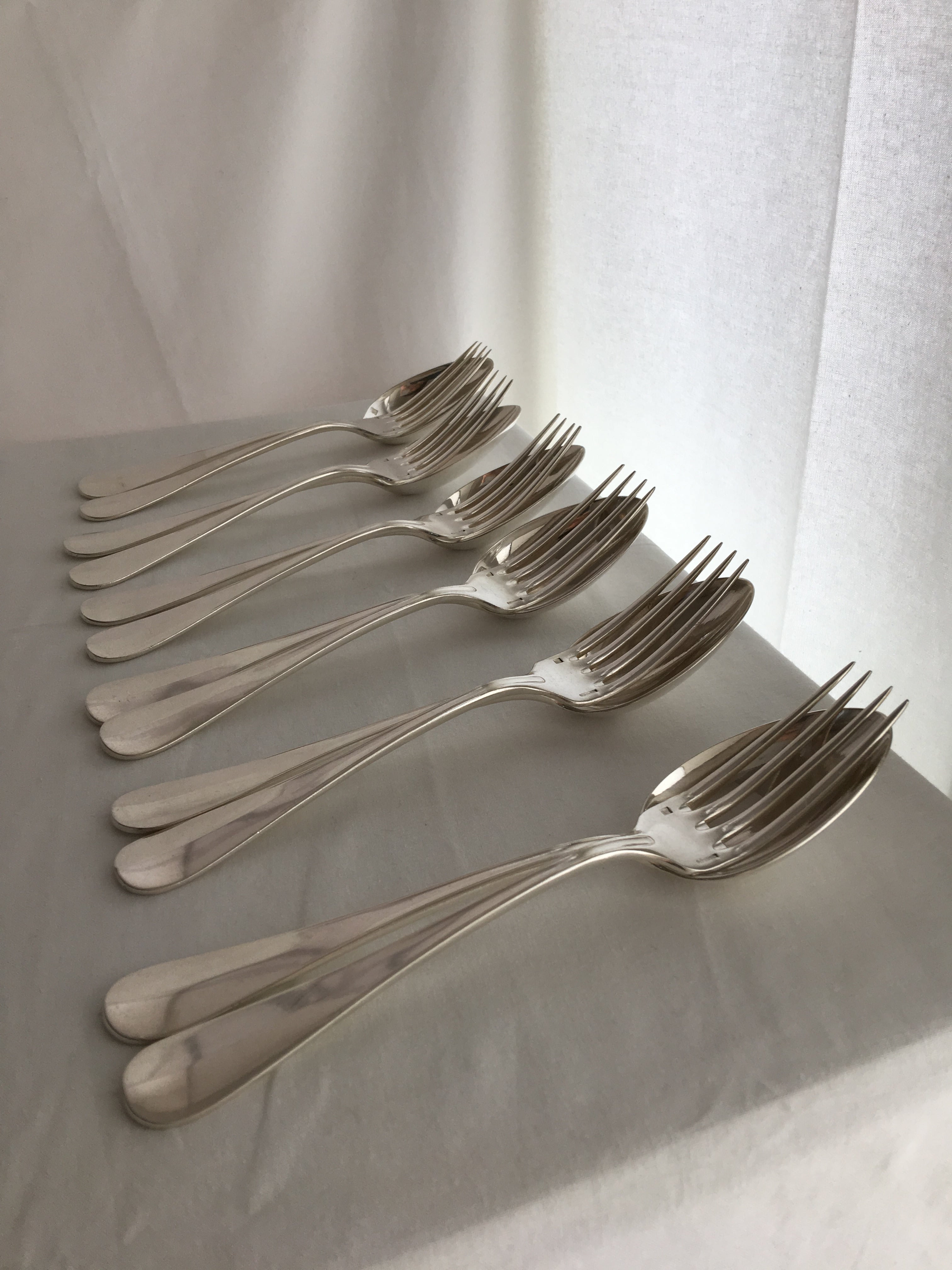 クリストフル シルバープレート スプーン フォーク セット フランス