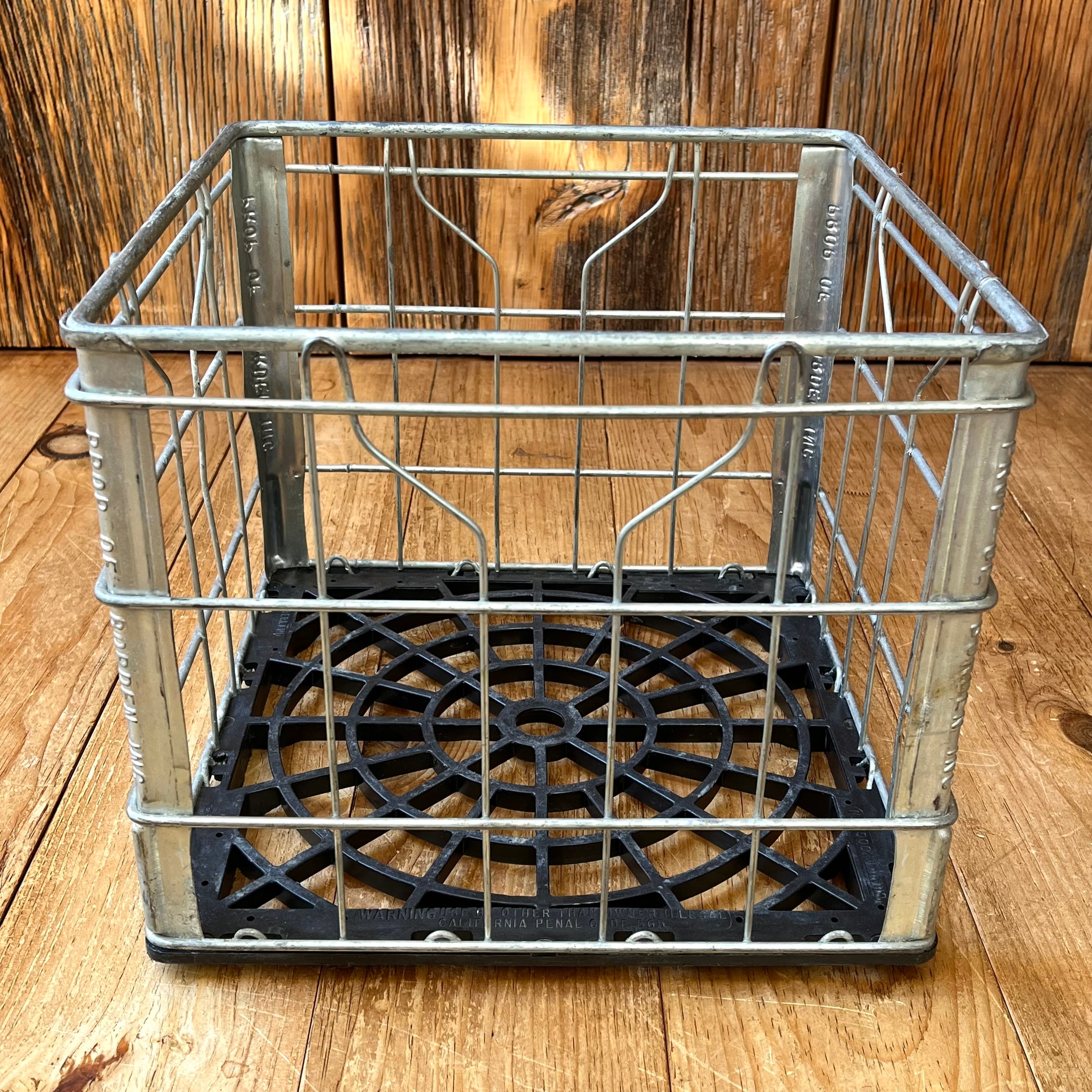 Vintage Wire Milk Crate ミルククレート 店舗 ショップ ディスプレイ
