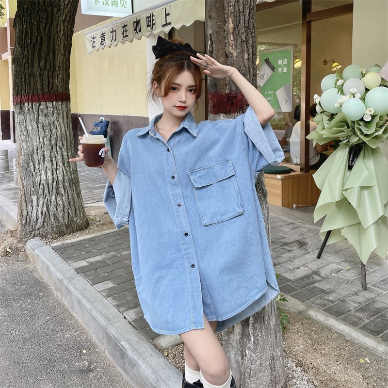 ビッグデニムシャツ 1013-220415008 | rripcord（リップコード）｜韓国