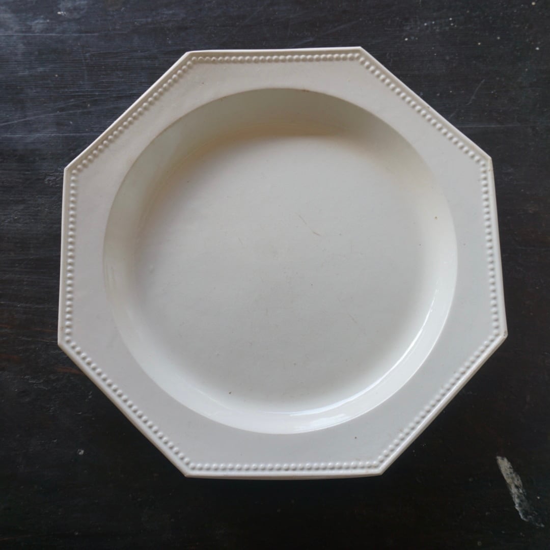 フランス 1800年前後 ファイアンス プレート 19世紀フランス クレイユ