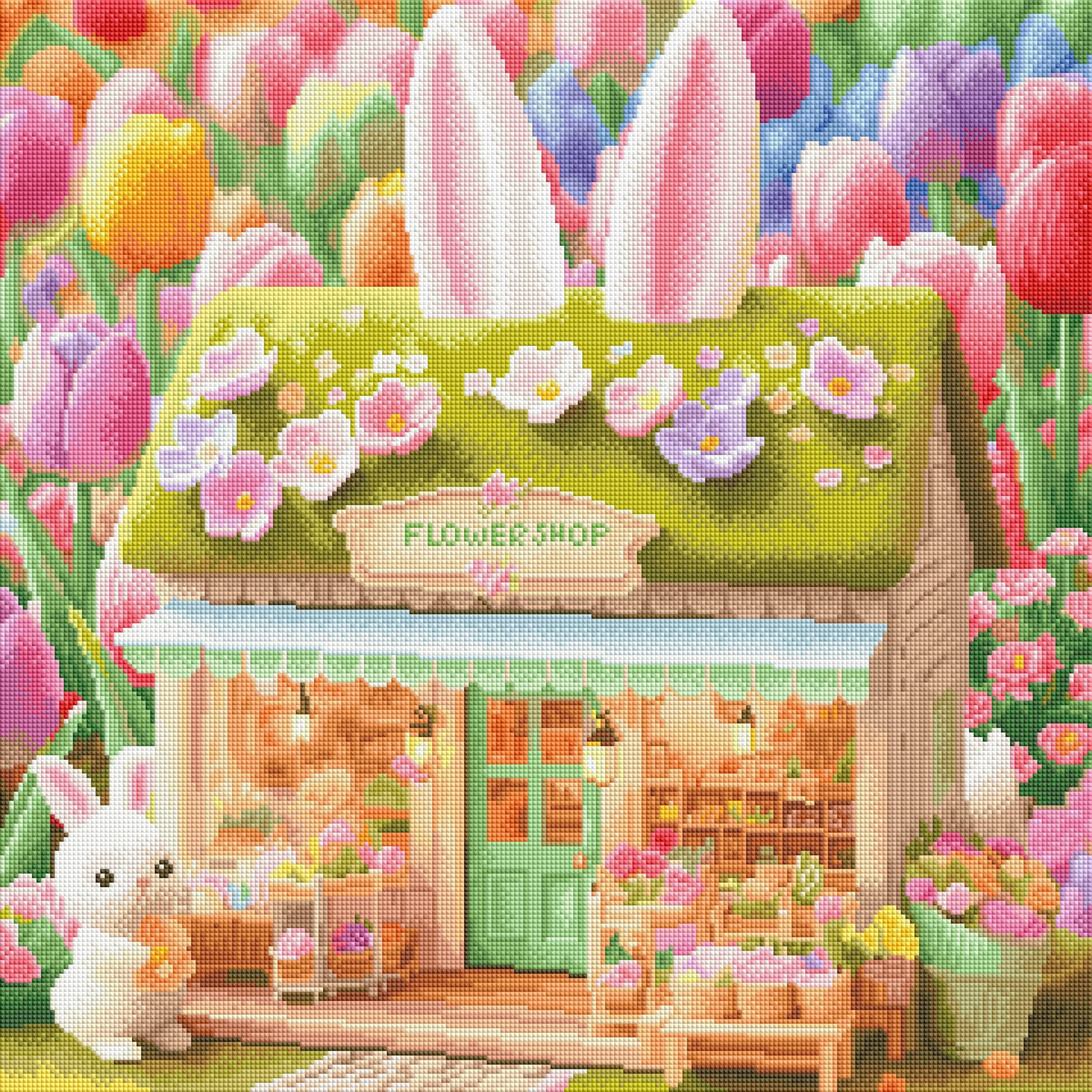 Rabbit Flower Shop | Labo diamondpainting ダイヤモンドアート専門店