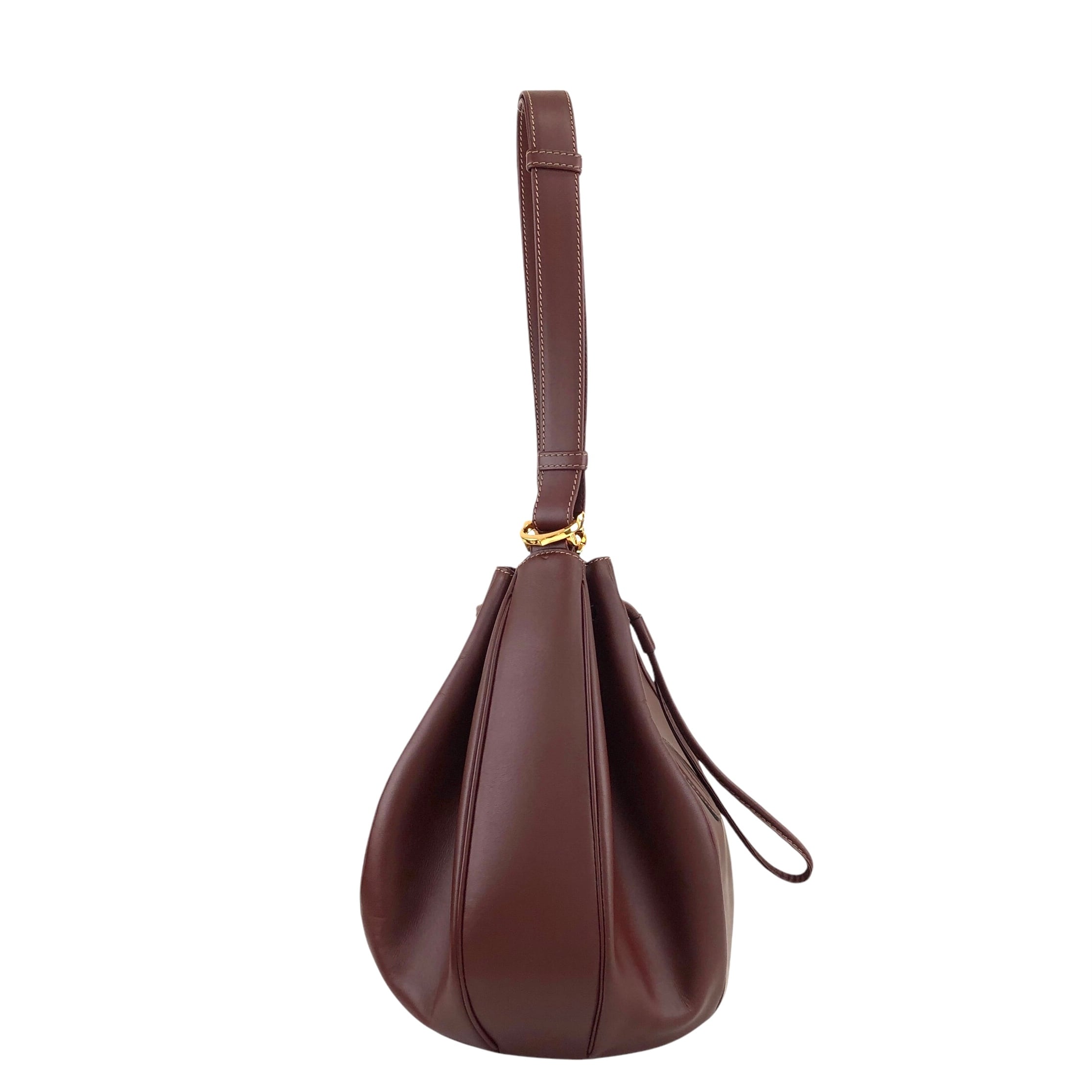 Cartier カルティエ マストライン ショルダーバッグ ボルドー ロゴ