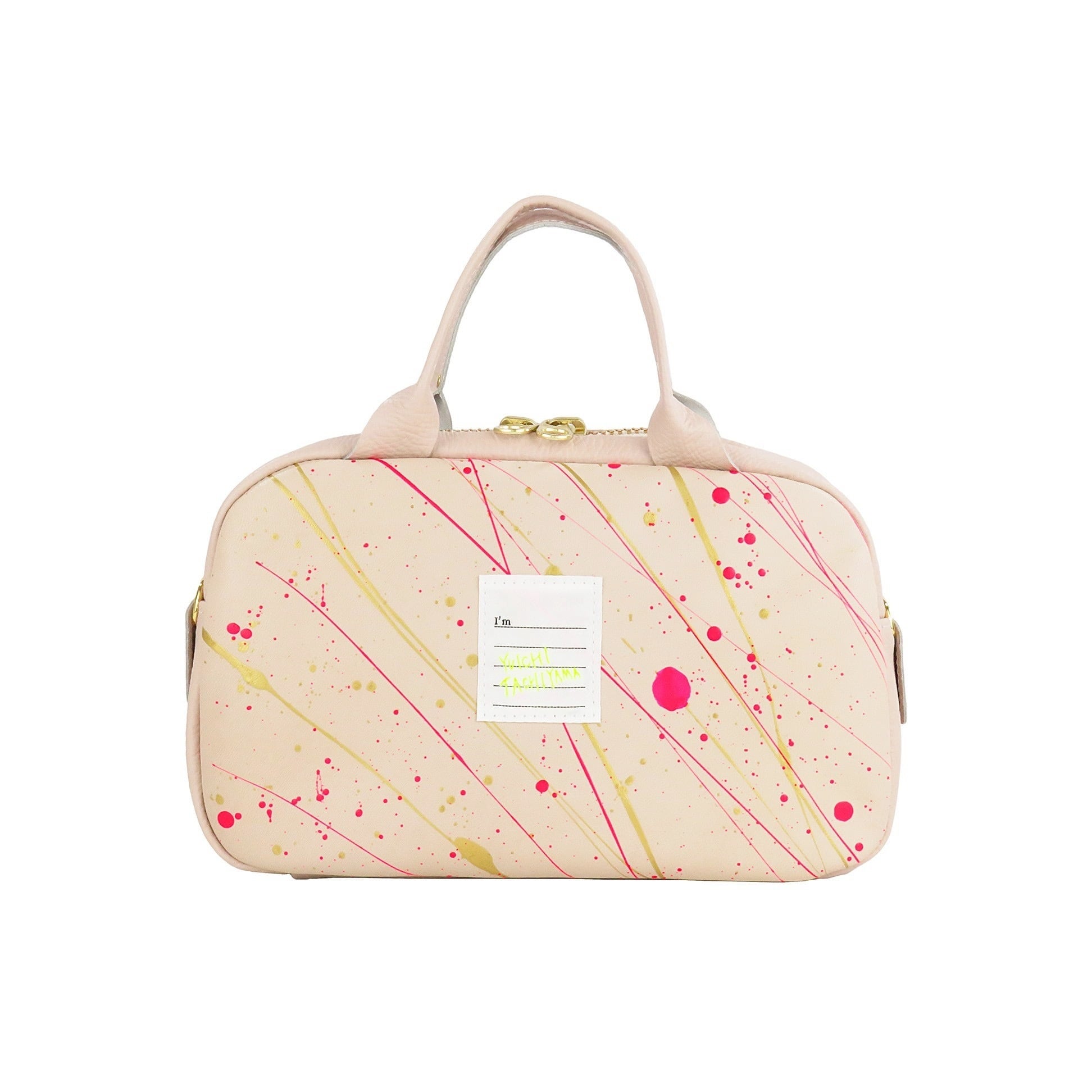 ミニボストンバッグ｟スプラッシュ/ ピンク｠ | YUICHI TACHIYAMA