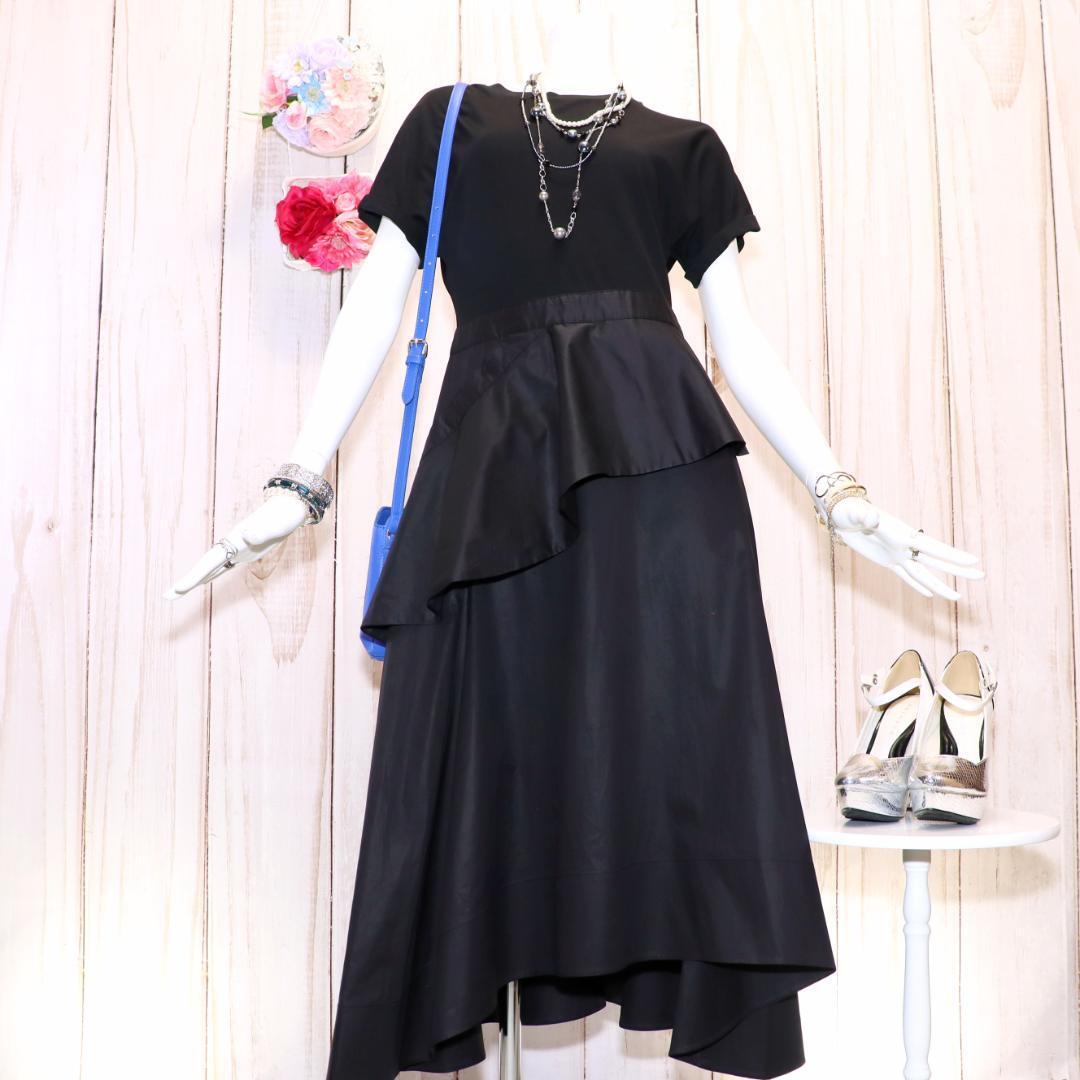 スリーワンフィリップリム ドッキングワンピース 黒 Sサイズ イレヘム