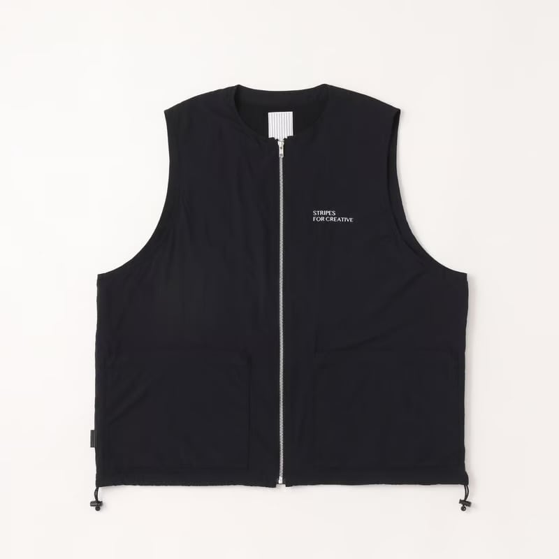 S.F.C / STITCHED ZIP VEST Black【SFCSS25J05】 | distrad