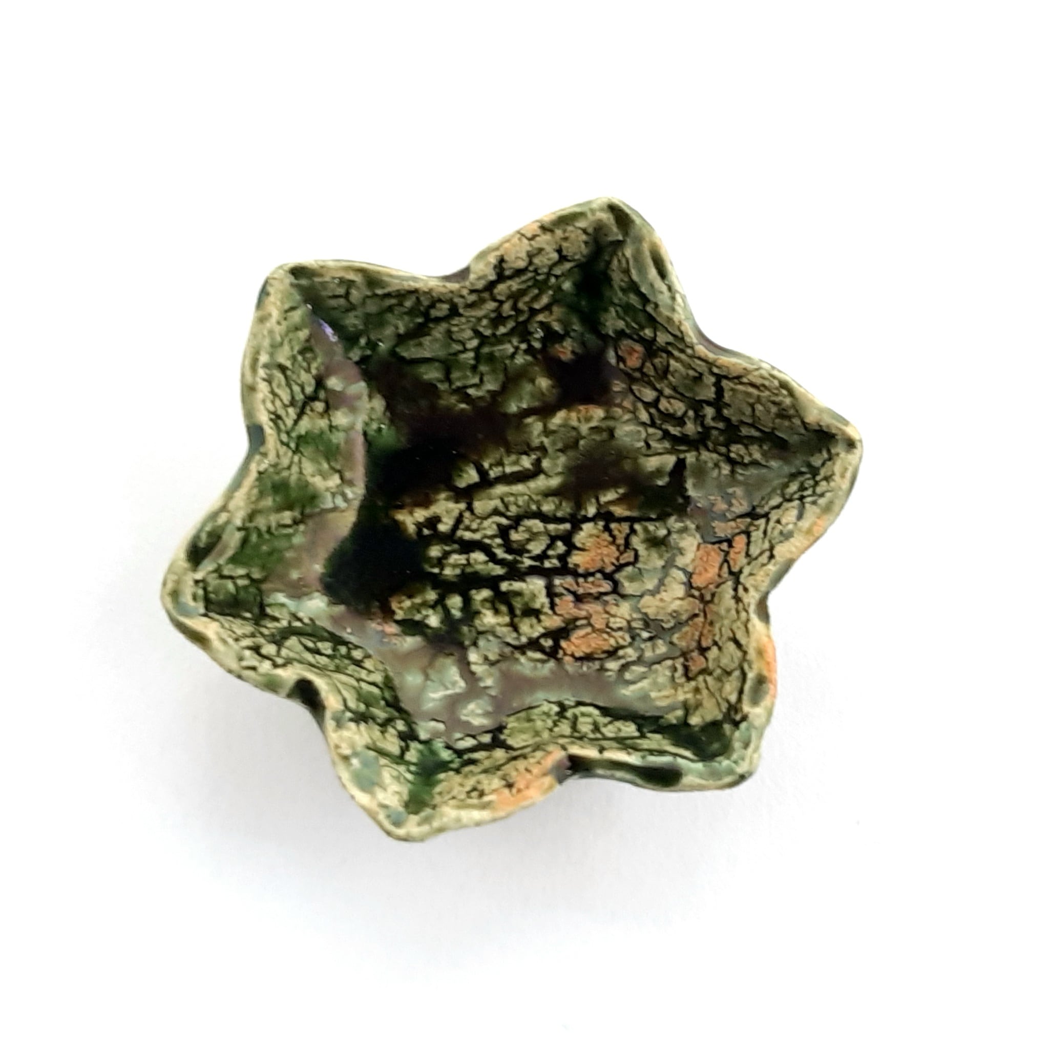 織部渇水花形小付【榛澤宏】 | うつわや はんのき